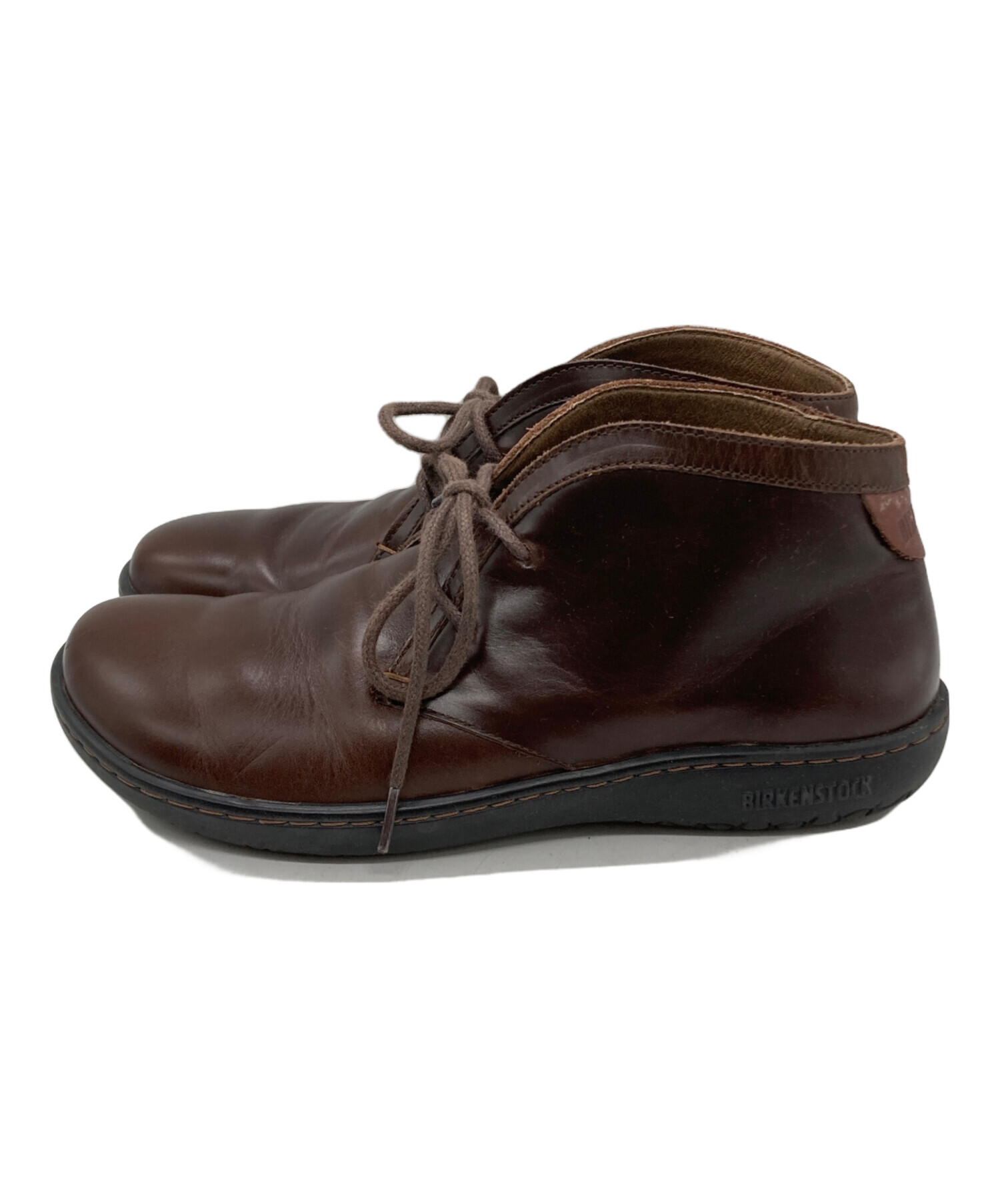 BIRKENSTOCK ブラウン革靴 37 BIRKENSTOCK ブラウン レザー ヌバック