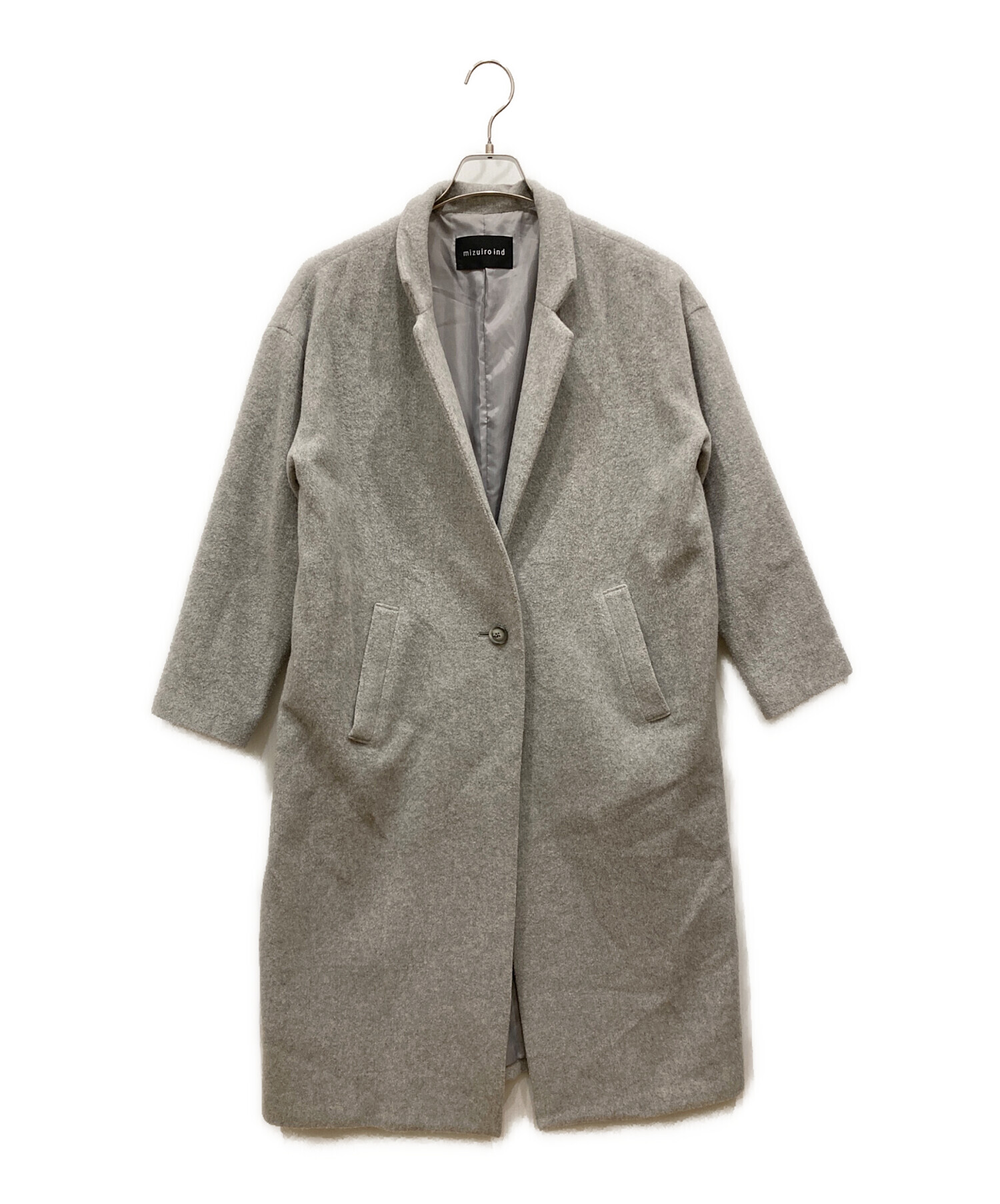 中古・古着通販】mizuiro-ind (ミズイロインド) チェスターコート