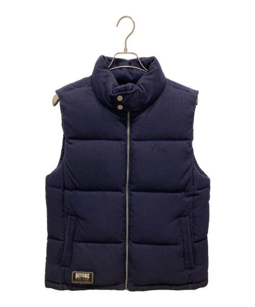 EVISU ダウンベスト サイズ40 中古・古着通販】EVISU (エヴィス) ダウンベスト ネイビー サイズ:M