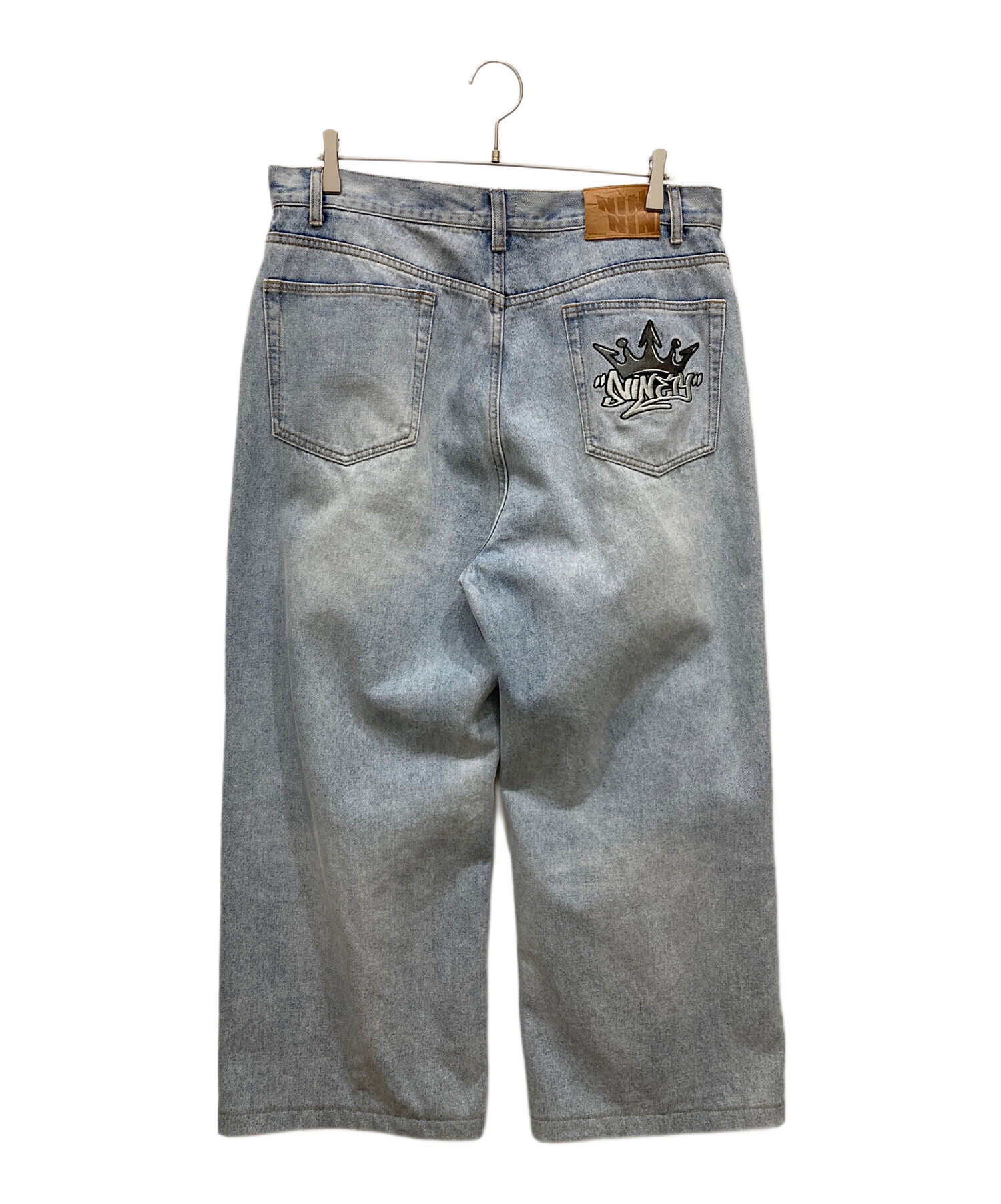 早い者勝ち‼️9090デニム 中古・古着通販】9090 (9090) King Logo Damage Denim インディゴ