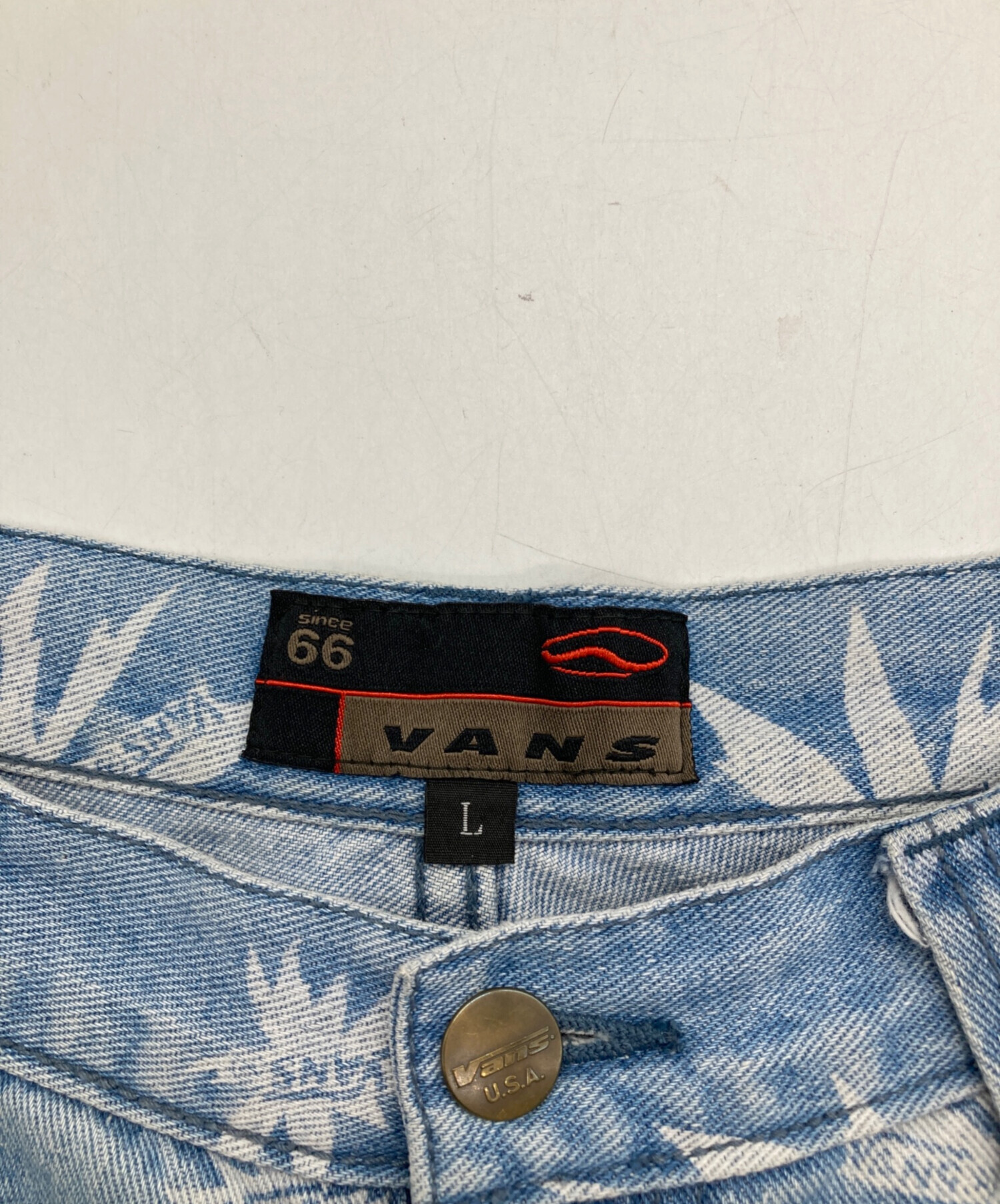 中古・古着通販】VANS (バンズ) 90sハーフパンツ インディゴ サイズ