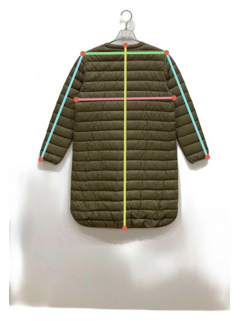 中古・古着通販】DANTON (ダントン) ロングダウンコート カーキ サイズ