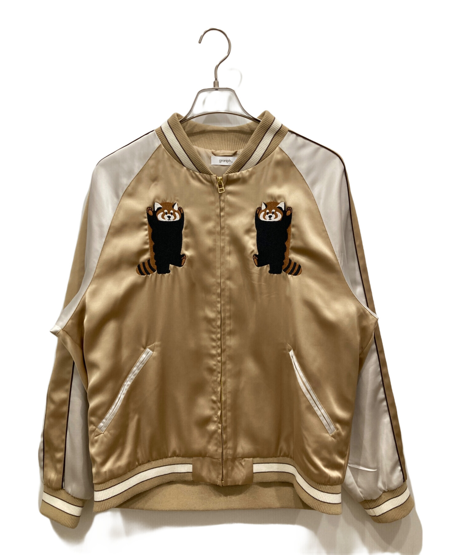 中古・古着通販】graniph (グラニフ) イカクスカジャン ベージュ