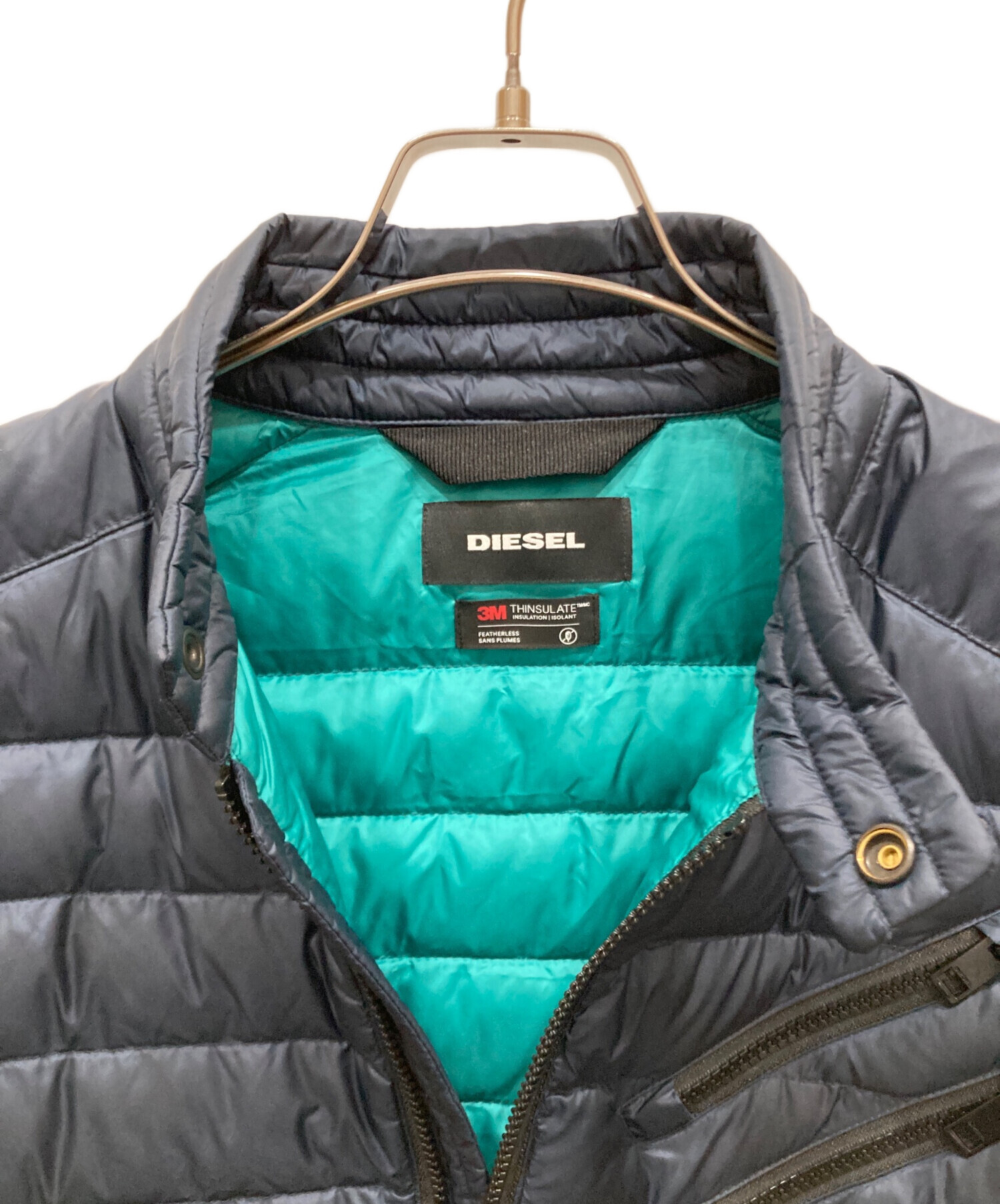 【未使用】DIESEL　ダウンジャケット　中綿シンサレート 中古・古着通販】DIESEL (ディーゼル) シンサレート中綿ジャケット