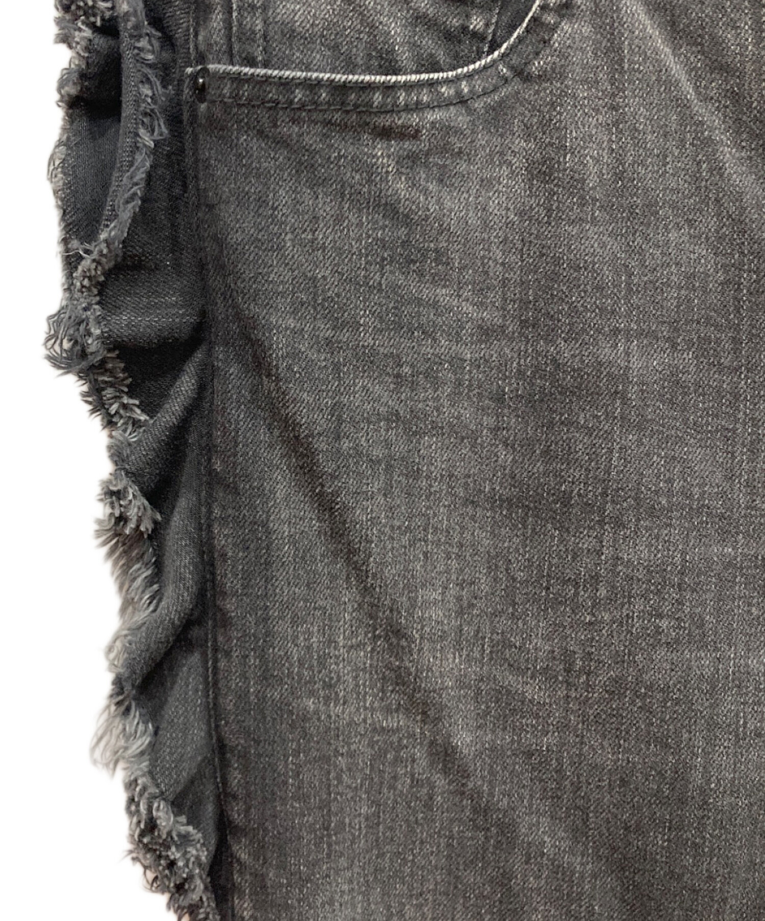 中古・古着通販】UNDERCOVER (アンダーカバー) フリルデニムパンツ