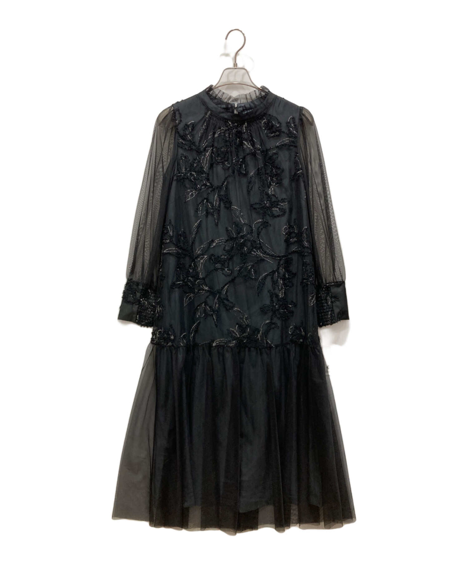 中古・古着通販】Dorry Doll (ドリードール) フェザーフラワーチュール 中古・古着通販】Dorry Doll (ドリードール) フェザーフラワーチュール