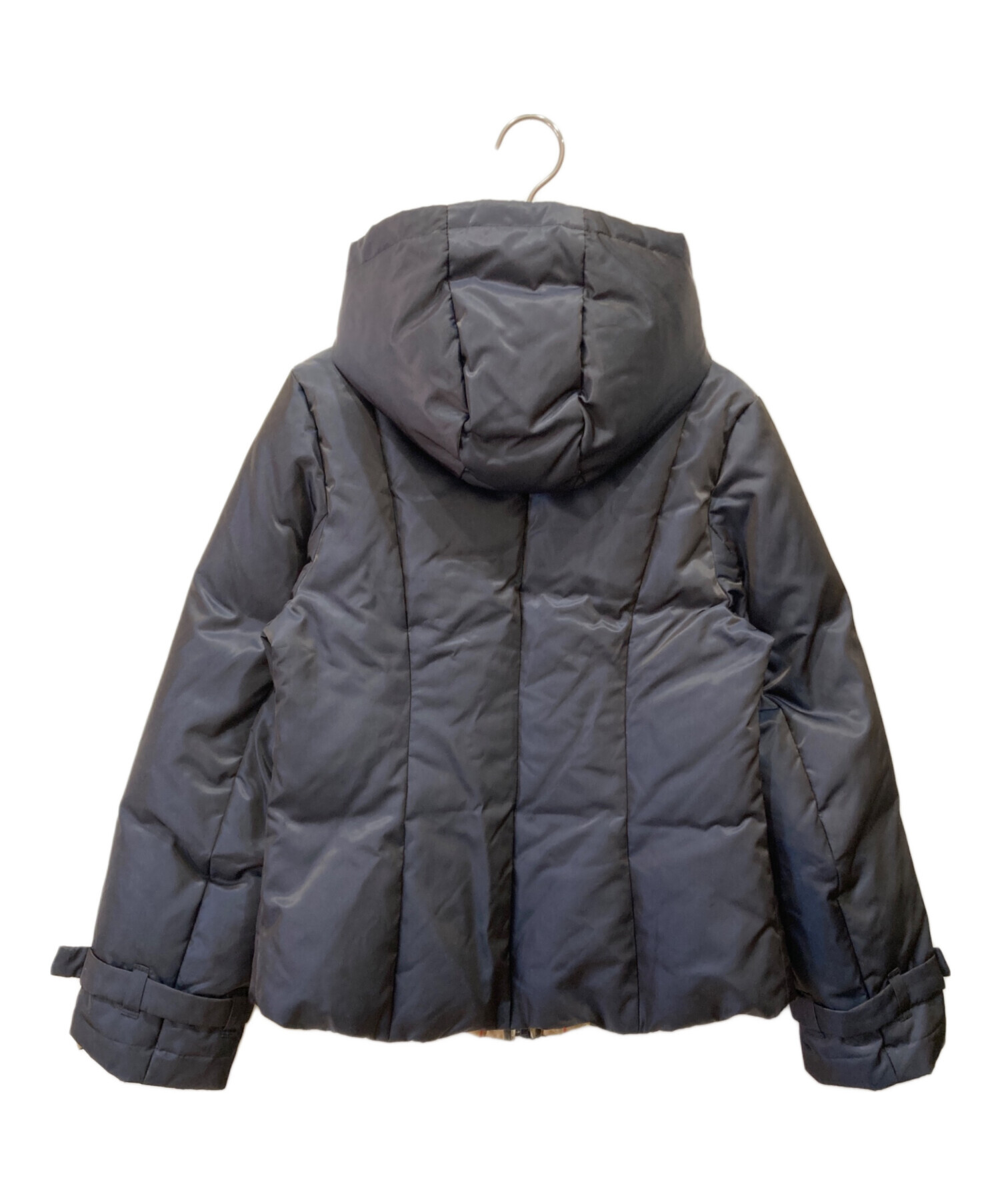 中古・古着通販】BURBERRY (バーバリー) ダウンジャケット ネイビー 