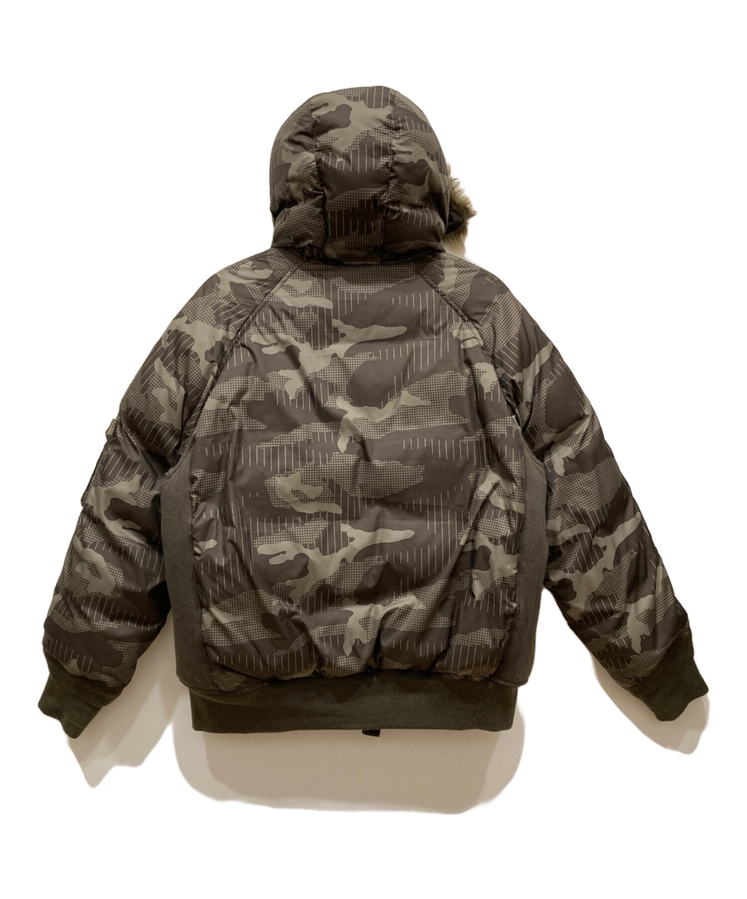 中古・古着通販】stussy (ステューシー) N-2Bカモフラダウンジャケット