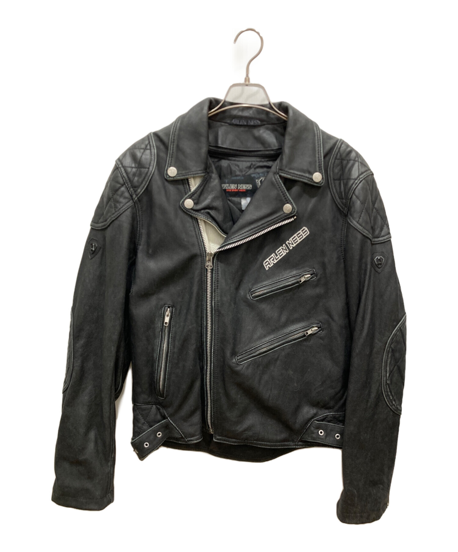 中古・古着通販】ARLEN NESS (アレンネス) ダブルライダースレザー