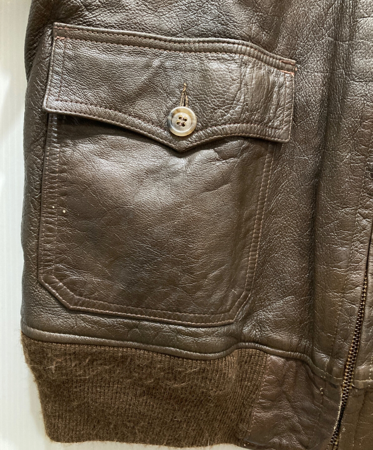 中古・古着通販】BROOKS BROTHERS (ブルックスブラザーズ) G-1 レザー