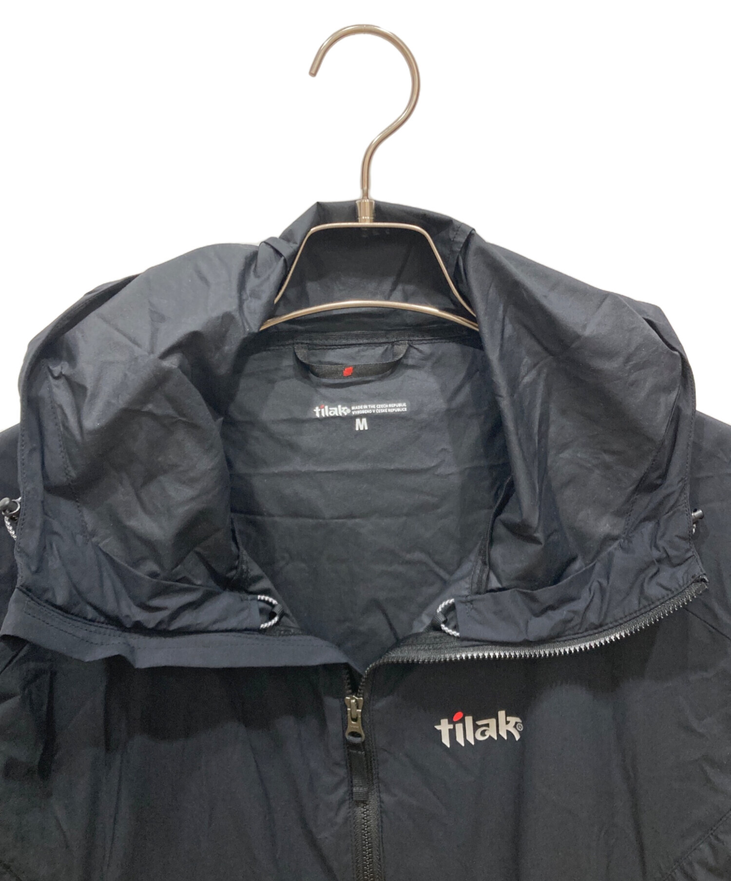 tilak ティラック ジャケット ナイロン　Mサイズ　ブラック　黒　パーカー 中古・古着通販】TILAK (ティラック) ティンドジャケット