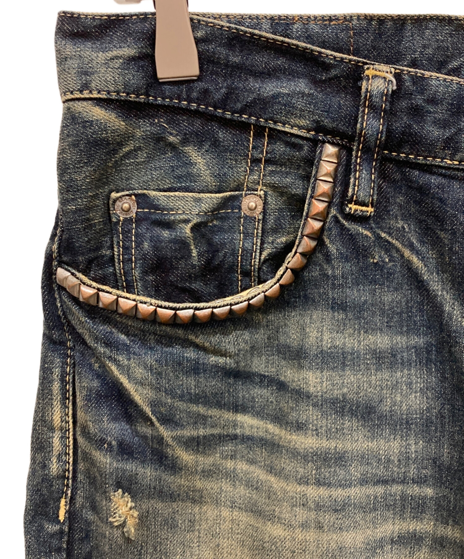 HYSTERIC GLAMOURヒステリックグラマー　デニムワッペンハーフパンツ 中古・古着通販】Hysteric Glamour (ヒステリックグラマー) デニム