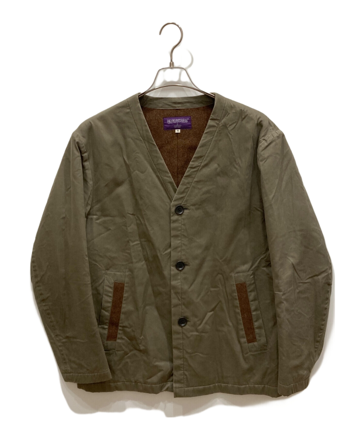 中古・古着通販】NEPENTHES (ネペンテス) ノーカラージャケット 