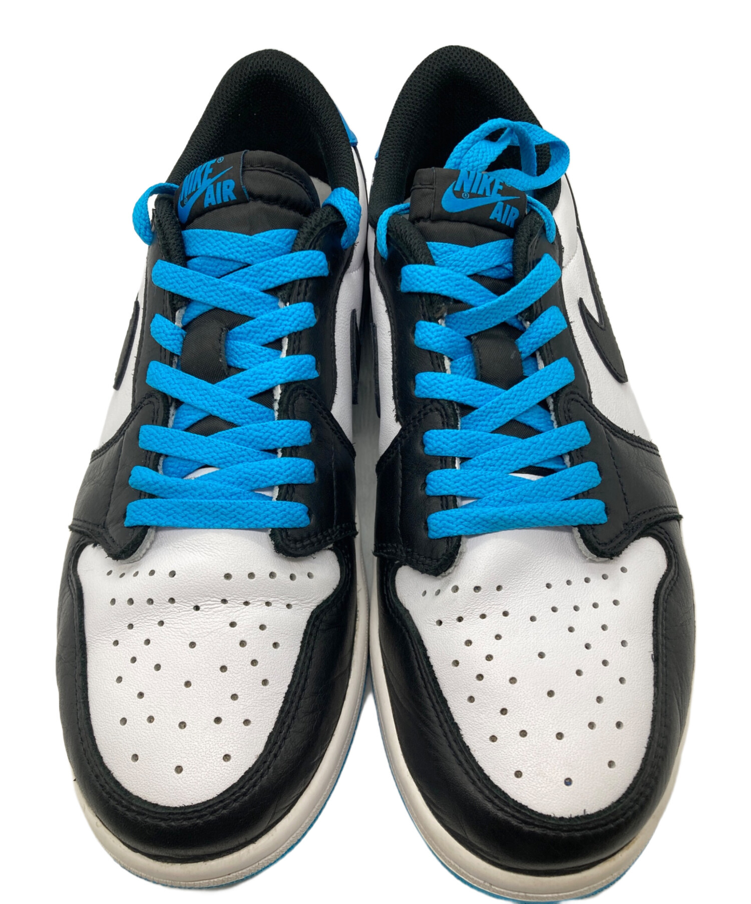 中古・古着通販】NIKE (ナイキ) Air Jordan 1 Low OG ホワイト×ブルー 