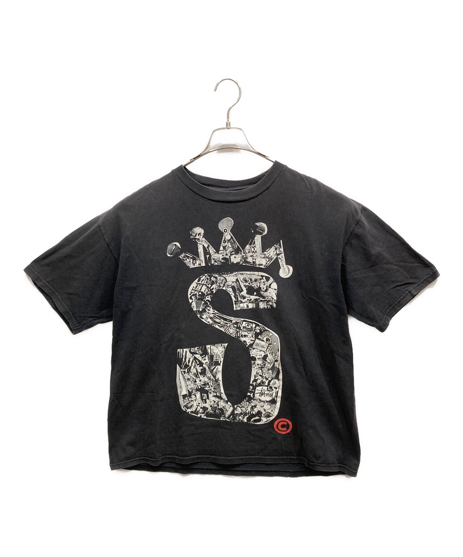中古・古着通販】stussy (ステューシー) 00sクラウンS Tシャツ 