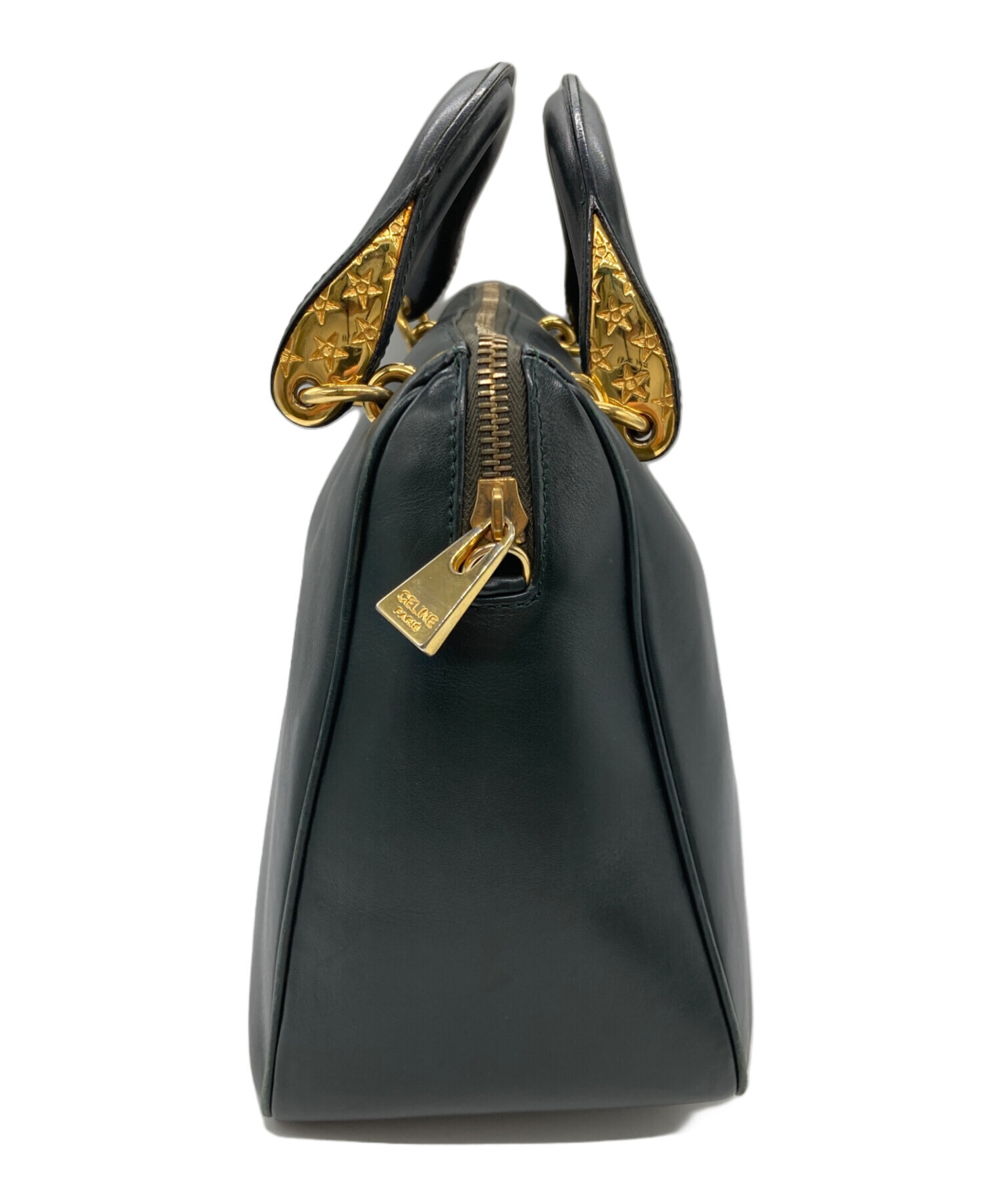 中古・古着通販】CELINE (セリーヌ) 2WAYハンドバッグ ダークグリーン 