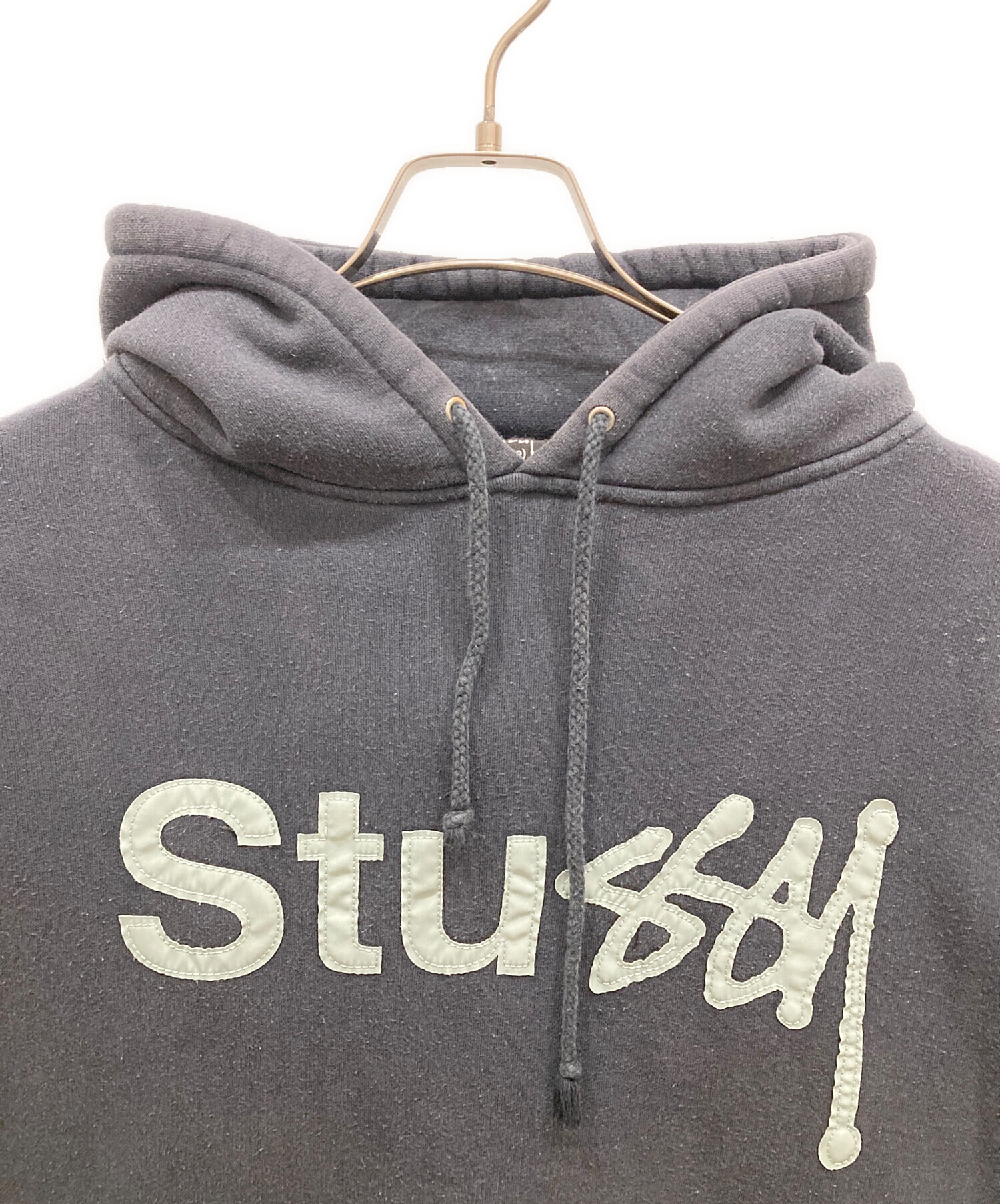 中古・古着通販】stussy (ステューシー) ロゴワッペンパーカー 