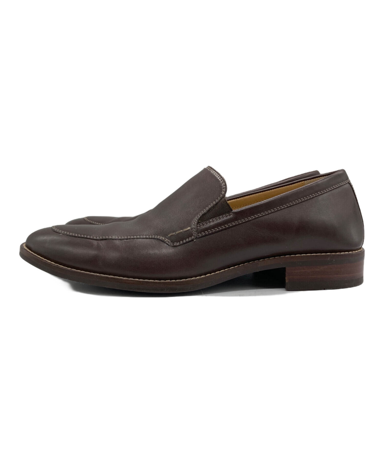 中古・古着通販】COLE HAAN (コールハーン) レザーローファー ブラウン 