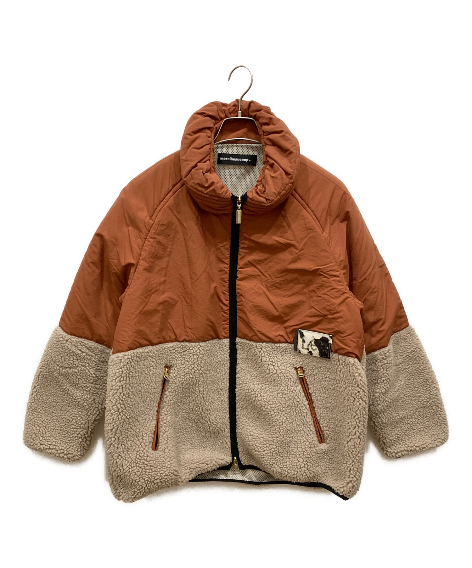 メルシーボクー　mercibeaucoup ドット　ジャンパー　used 中古・古着通販】mercibeaucoup (メルシーボークー) LEE (リー) 切替