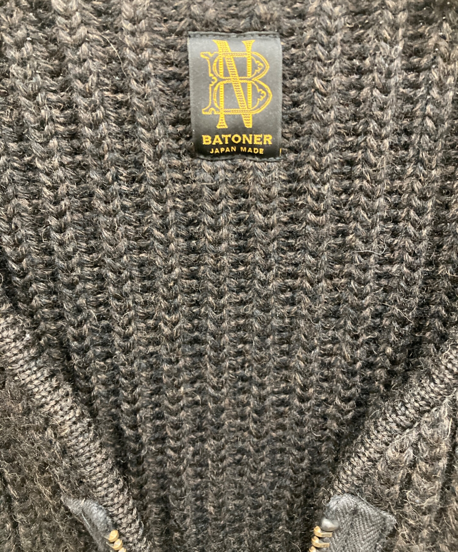 中古・古着通販】BATONER (バトナ―) ウール両畦コマンドライナー