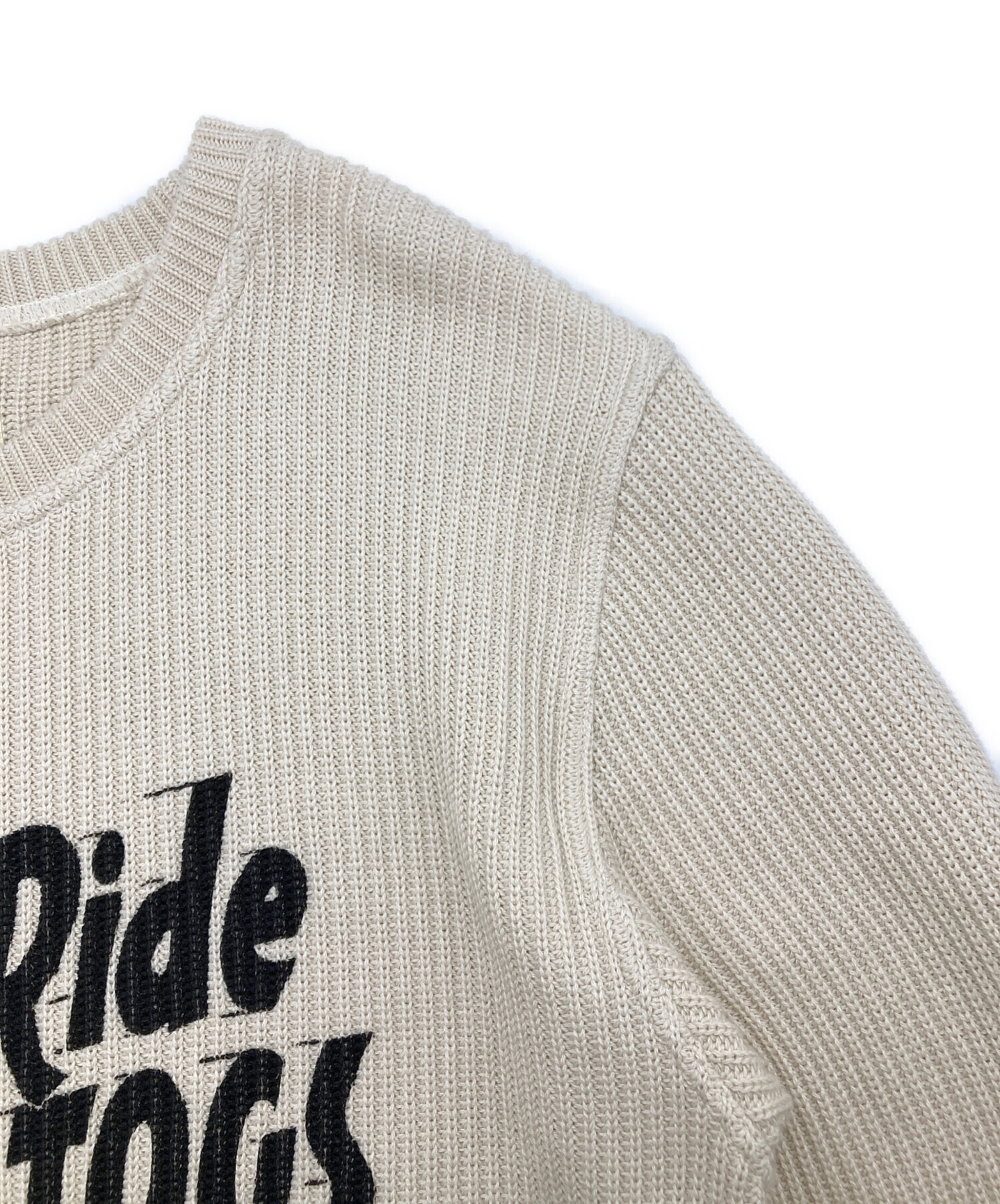 中古・古着通販】WEST RIDE (ウエストライド) クラシックリブセーター 