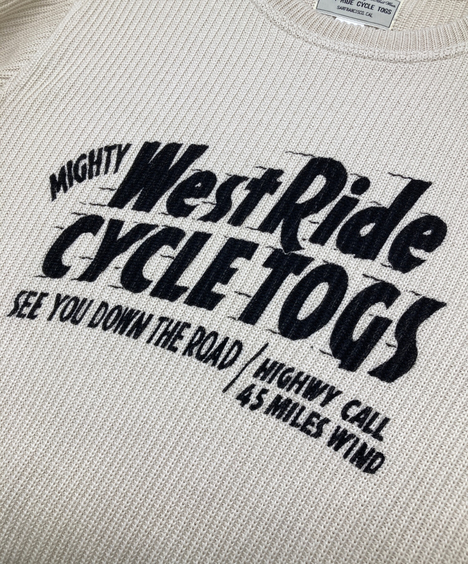 中古・古着通販】WEST RIDE (ウエストライド) クラシックリブセーター 