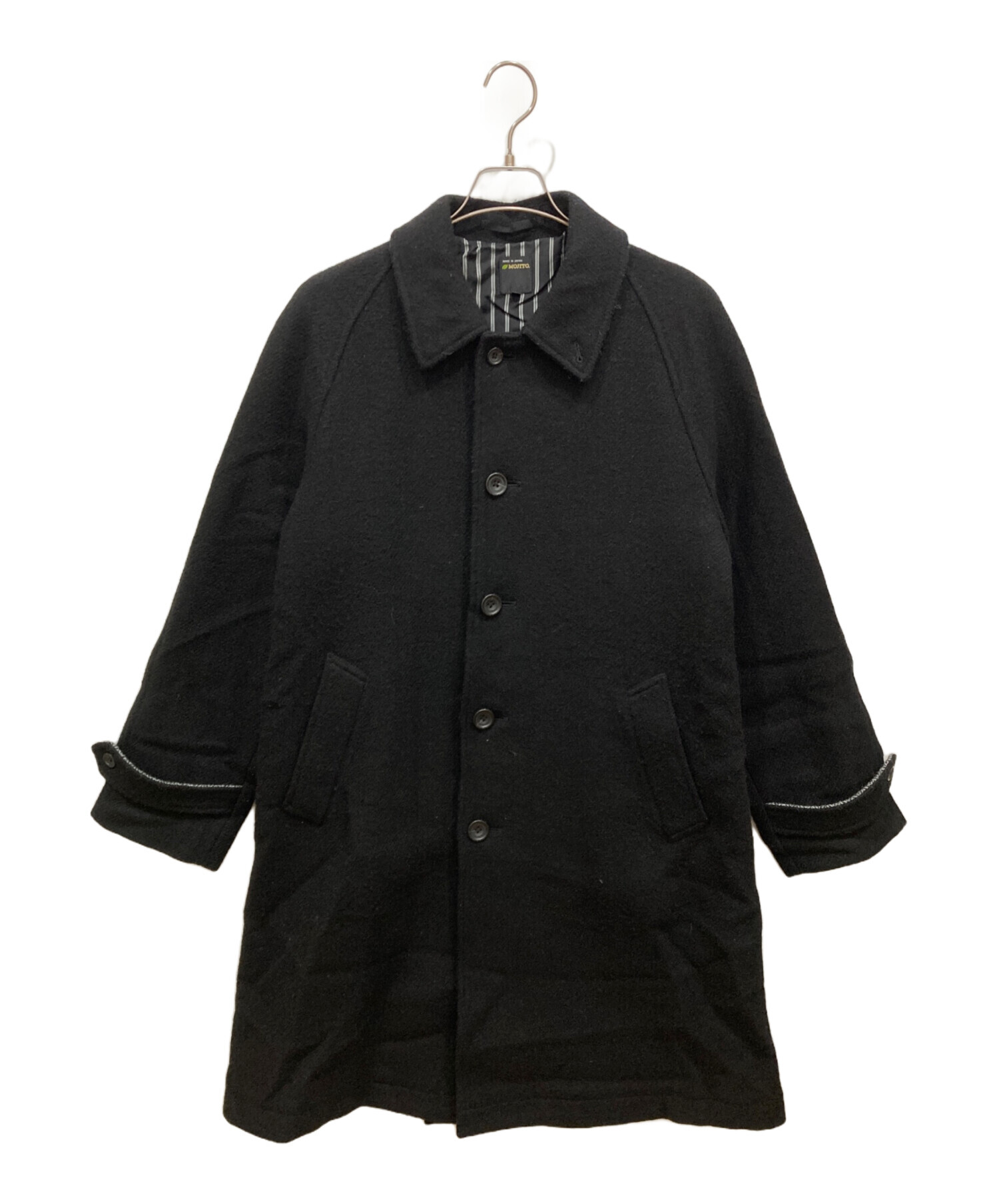 中古・古着通販】MOJITO (モヒート) KETCHUM COAT ブラック サイズ:Ⅼ