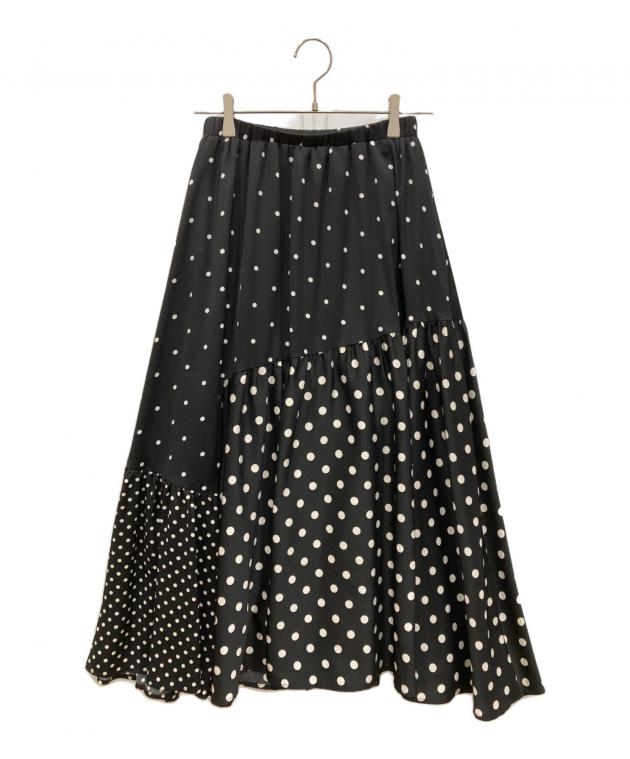 中古・古着通販】BEARDSLEY (ビアズリー) ドットパッチワークフレア