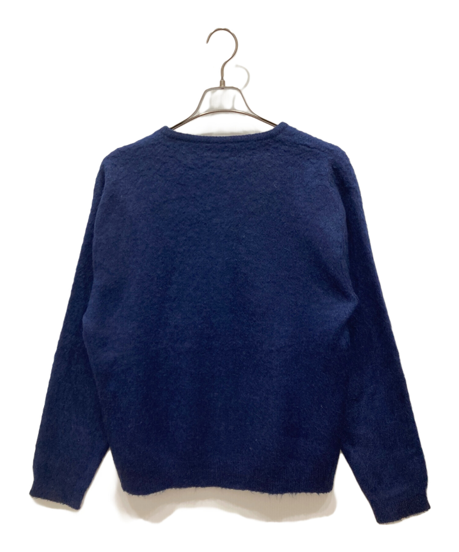 中古・古着通販】USED (ユーズド) モヘアカーディガン ネイビー サイズ 