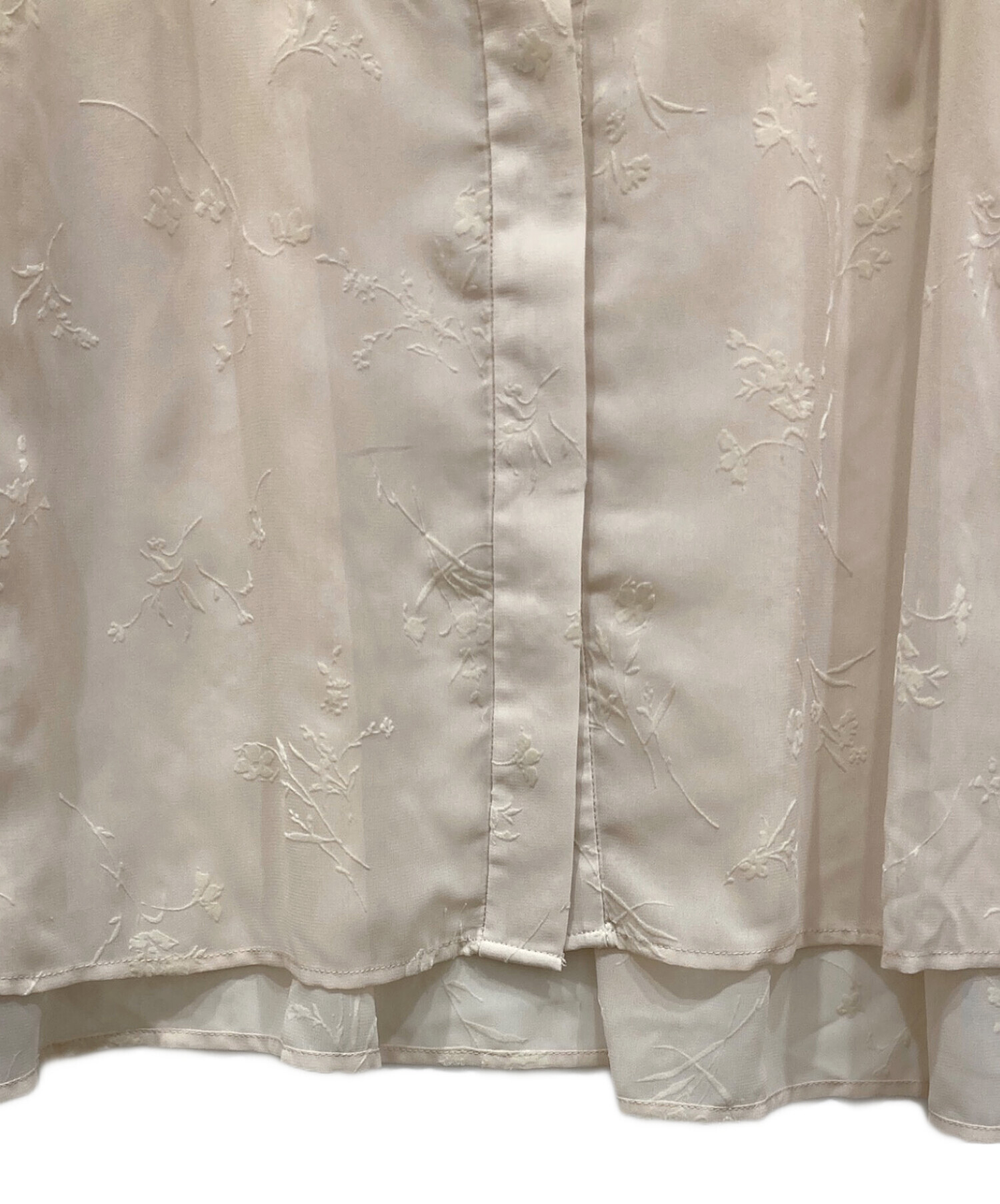 中古・古着通販】Acka (エーシーケーエー) バンドカラーシアーシャツ 