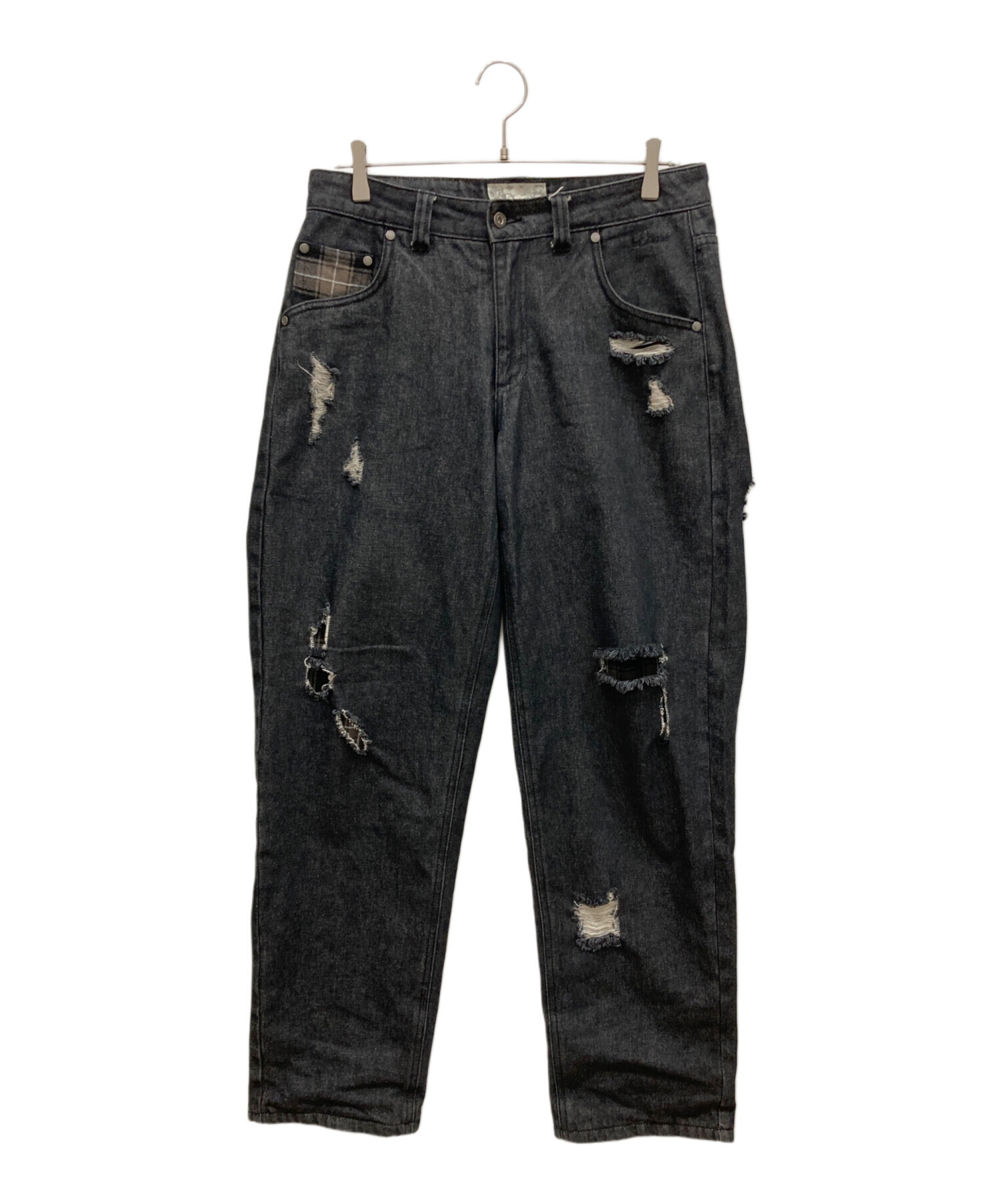 中古・古着通販】Dime (ダイム) Secret Baggy Denim Pants ブラック 