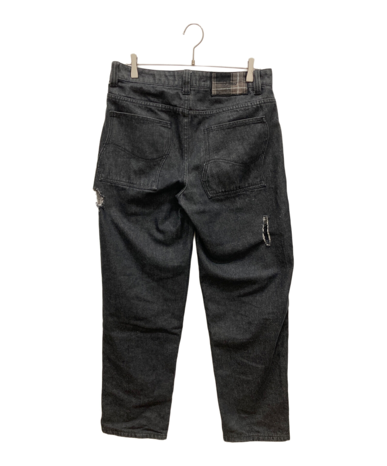 中古・古着通販】Dime (ダイム) Secret Baggy Denim Pants ブラック 