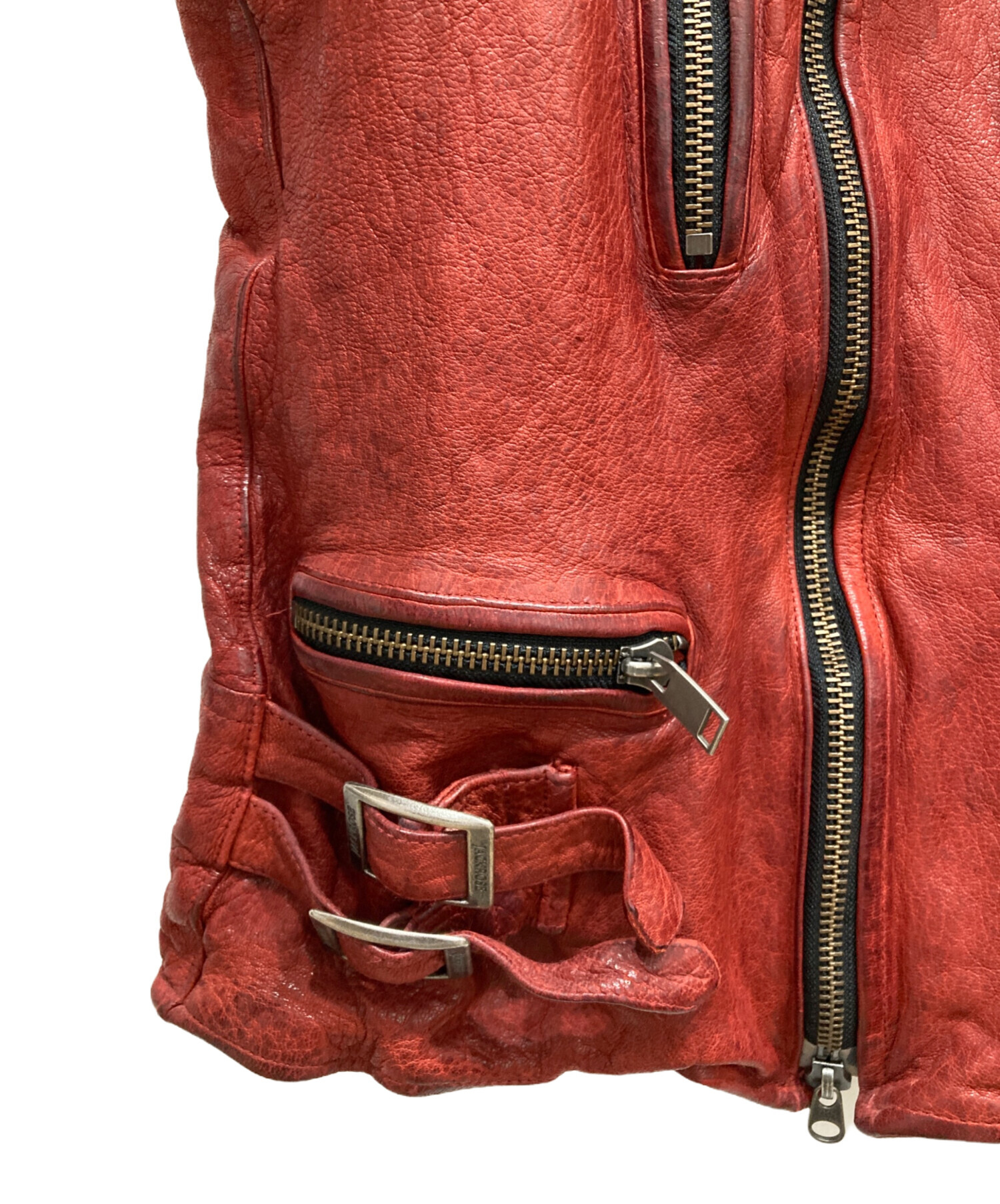 【美品】ジャックローズ/アンティークライン/ゴートレザージャケット/ヴィンテージ 中古・古着通販】JACKROSE (ジャックローズ) ゴートレザージャケット