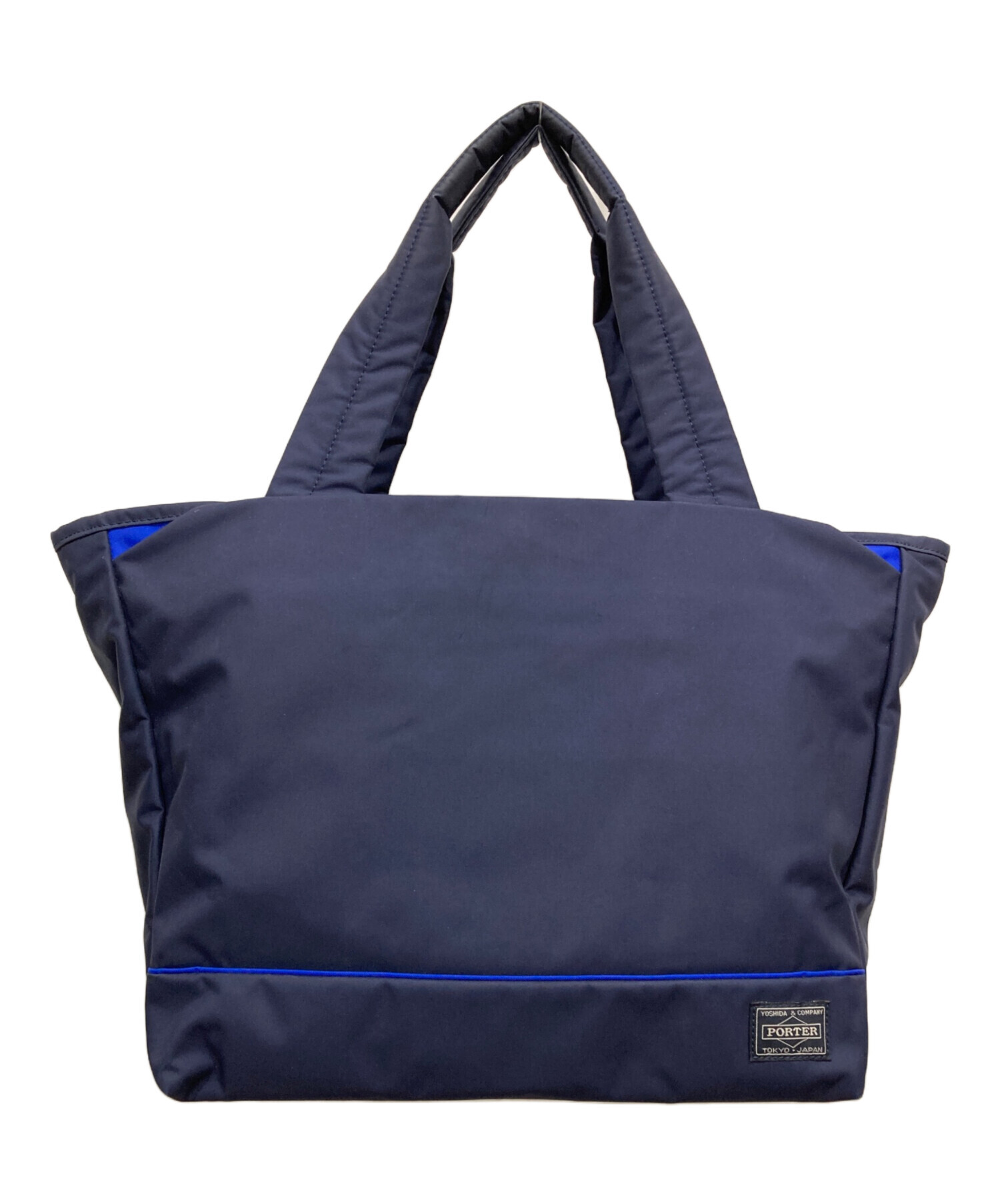 中古・古着通販】PORTER (ポーター) ナイロントートバッグ ネイビー 