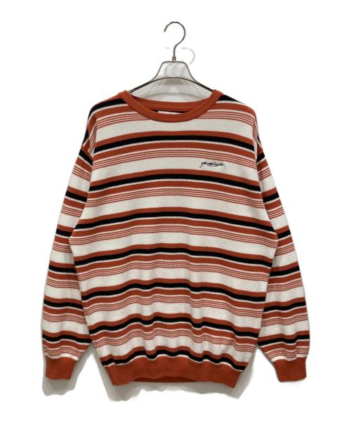 中古・古着通販】yardsale (ヤードセール) コットン ボーダーニット