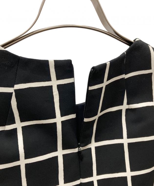 マリメッコ　チェックワンピース 中古・古着通販】marimekko (マリメッコ) 半袖チェックワンピース