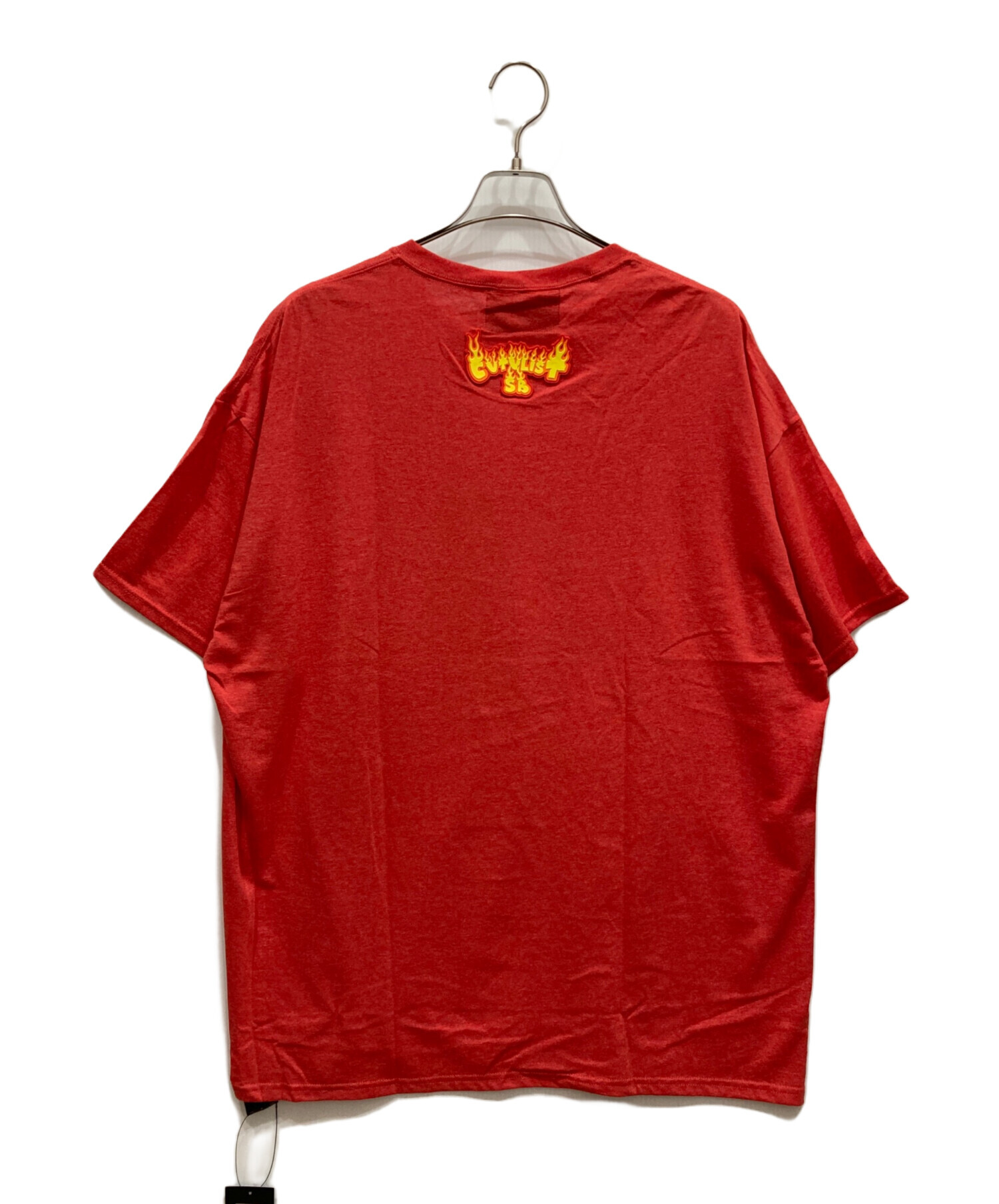 中古・古着通販】CVTVLIST (カタリスト) プリントTシャツ レッド