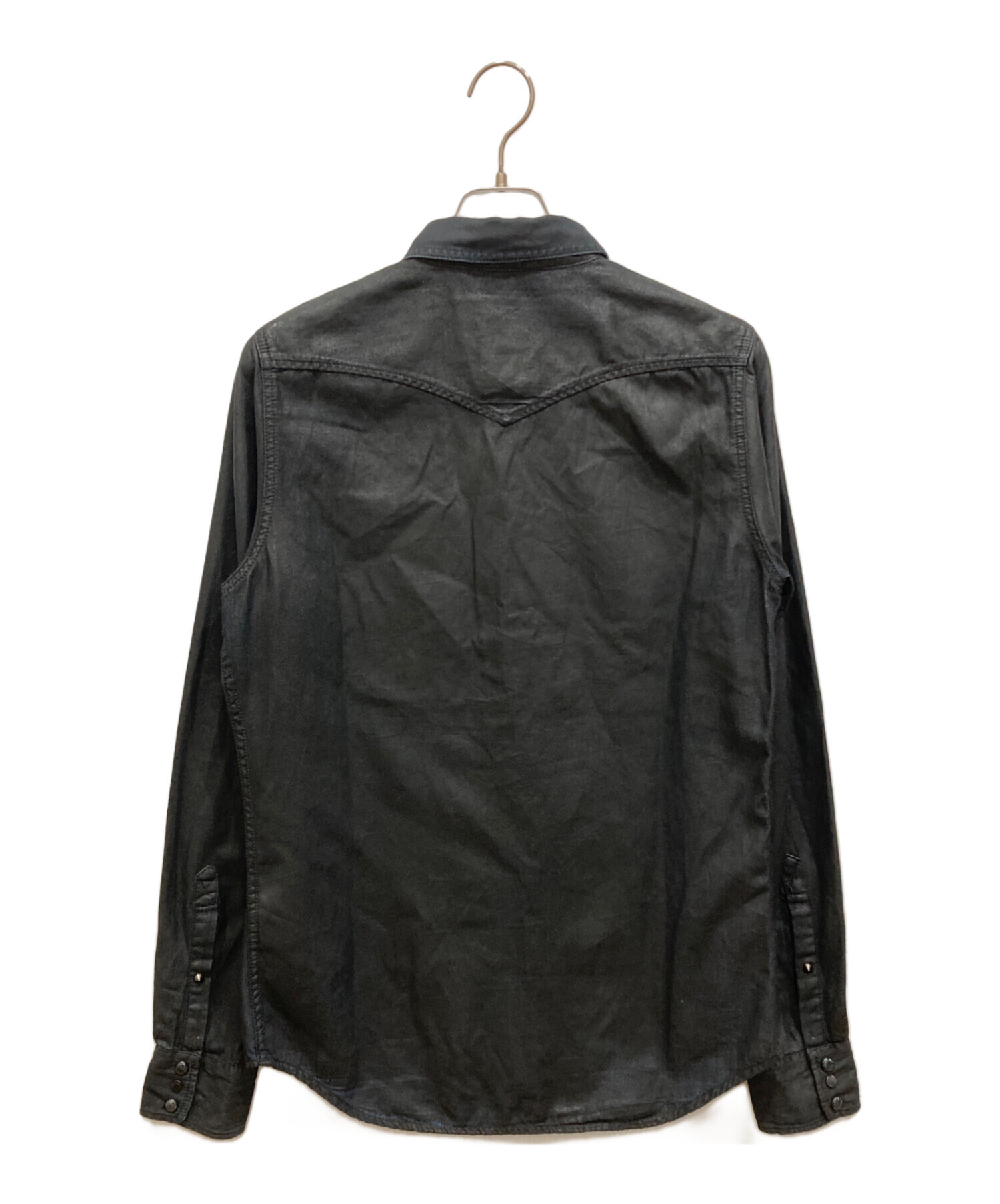 定価49500円 23SS DIESEL ブラックコーティングデニム イタリア製 中古 