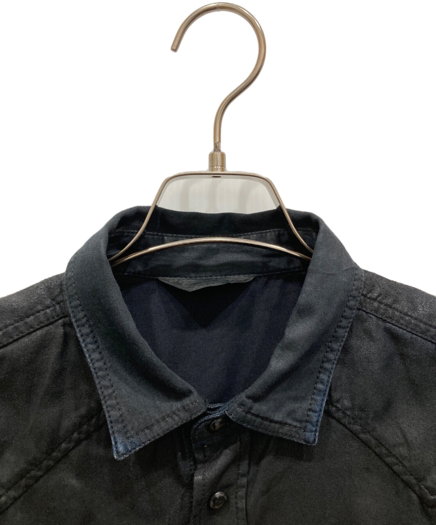 中古・古着通販】DIESEL (ディーゼル) コーティングデニムシャツ