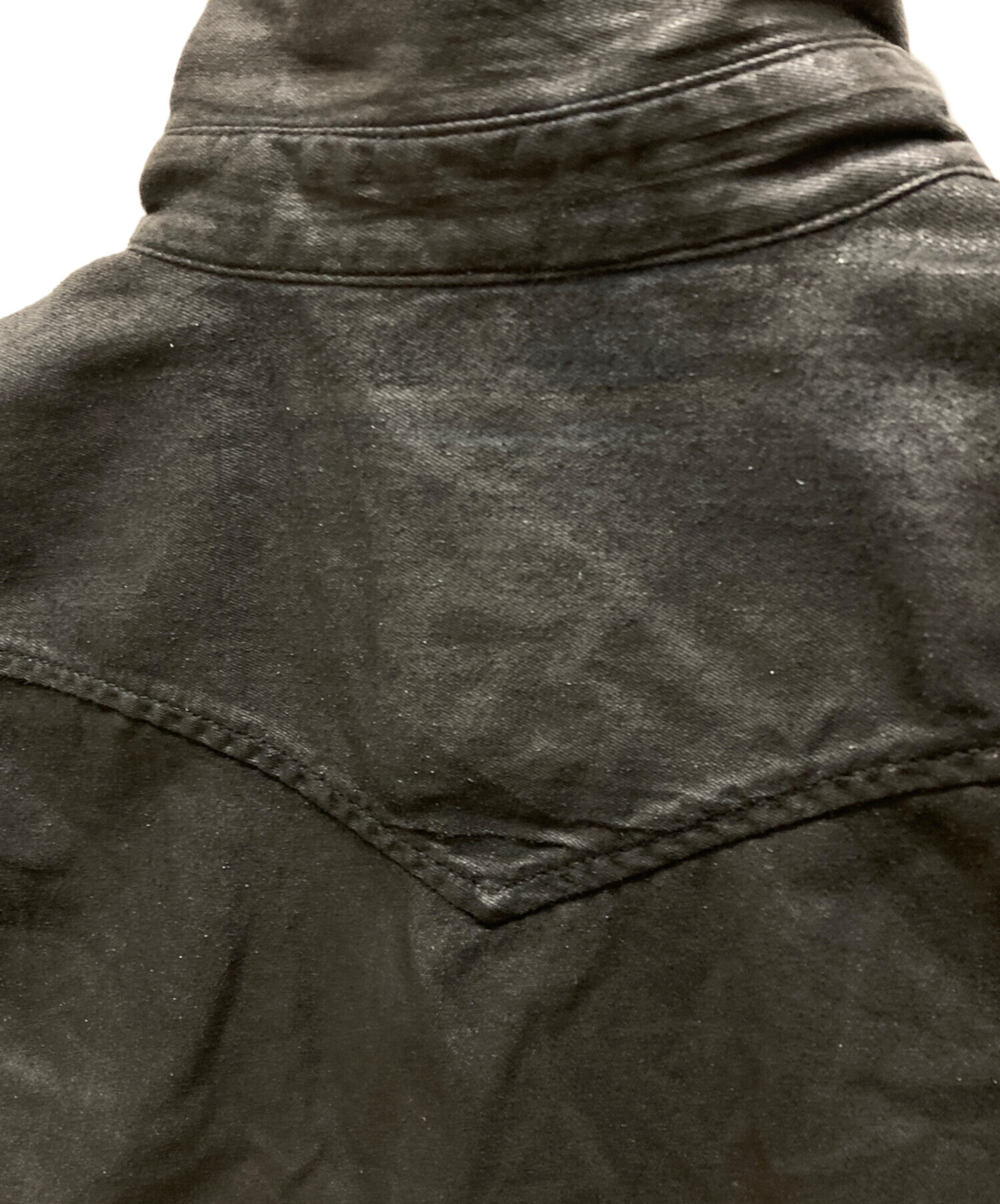 中古・古着通販】DIESEL (ディーゼル) コーティングデニムシャツ 