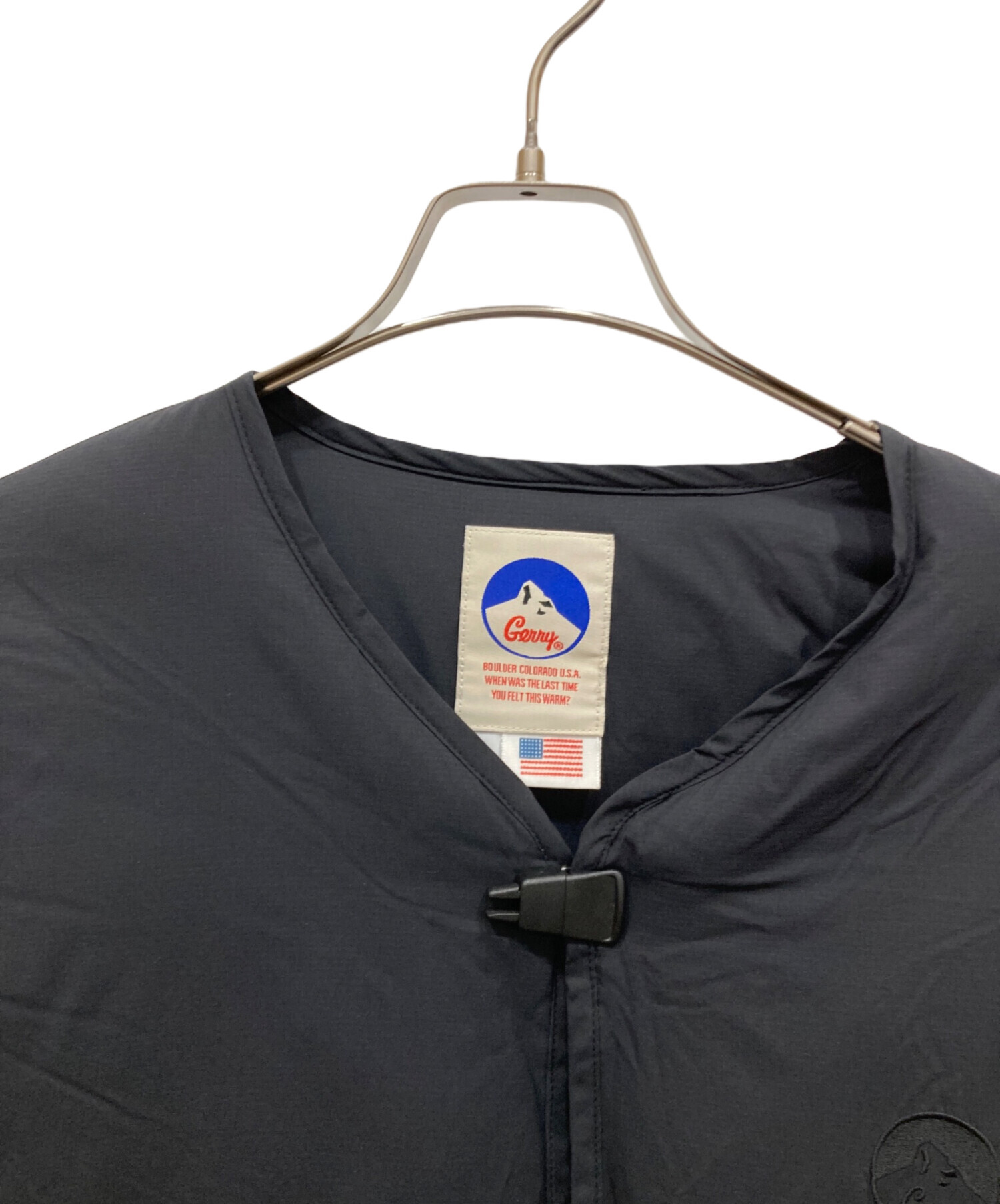 中古・古着通販】GERRY (ジェリー) NOCOLLAR DOWN JACKET ブラック 
