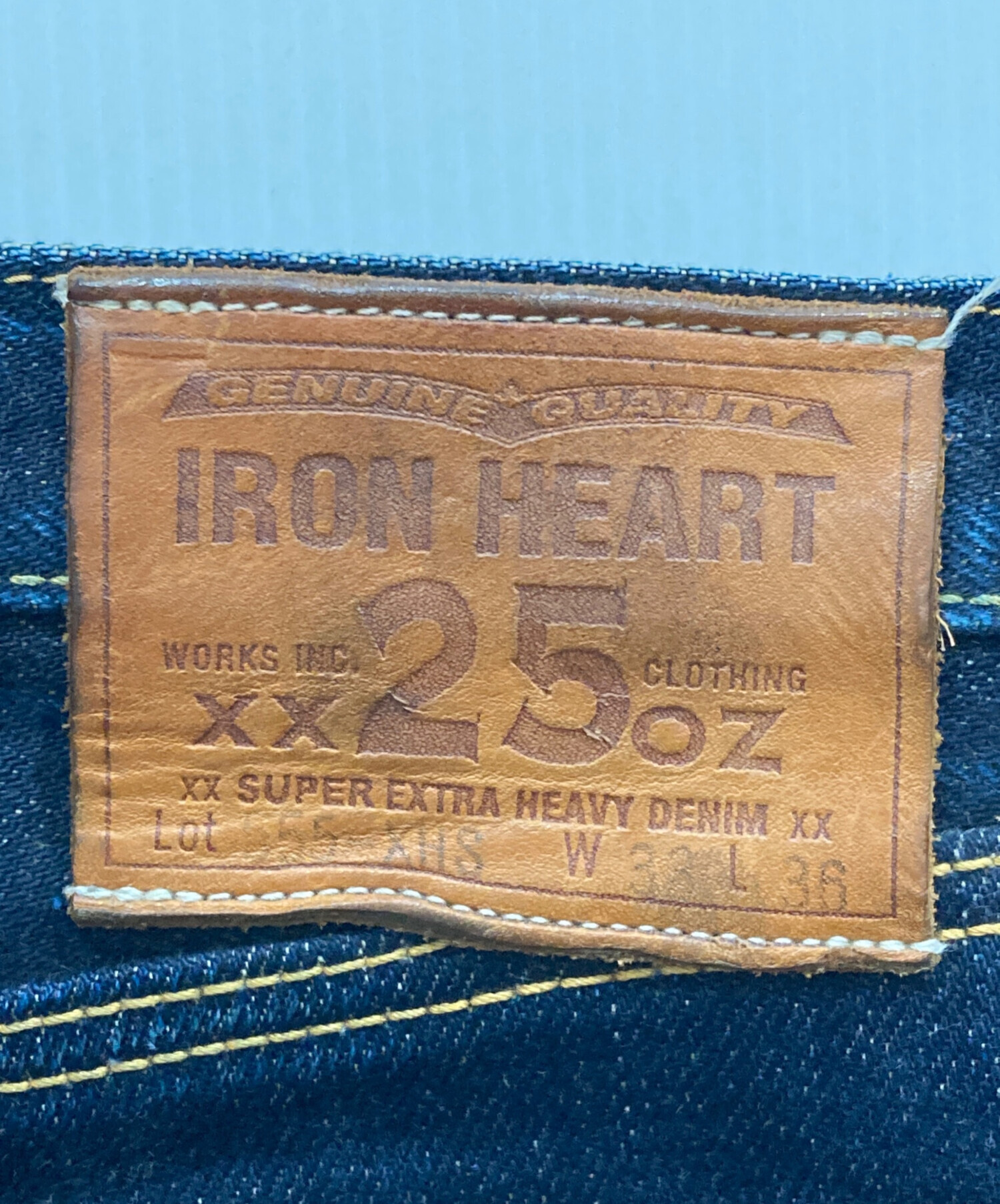 中古・古着通販】IRON HEART (アイアンハート) 25ozセルビッチデニム 
