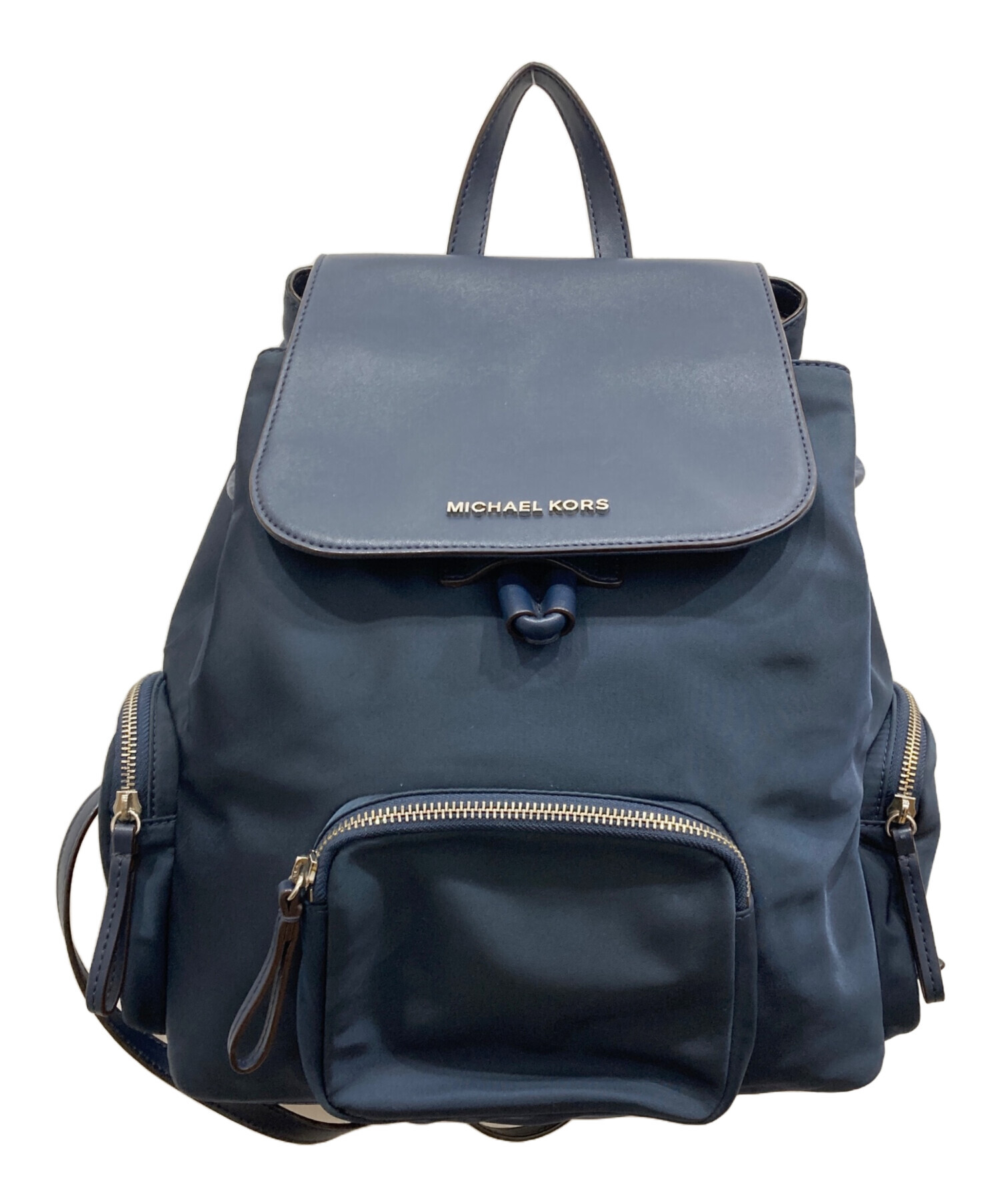 中古・古着通販】MICHAEL KORS (マイケルコース) リュック ネイビー 