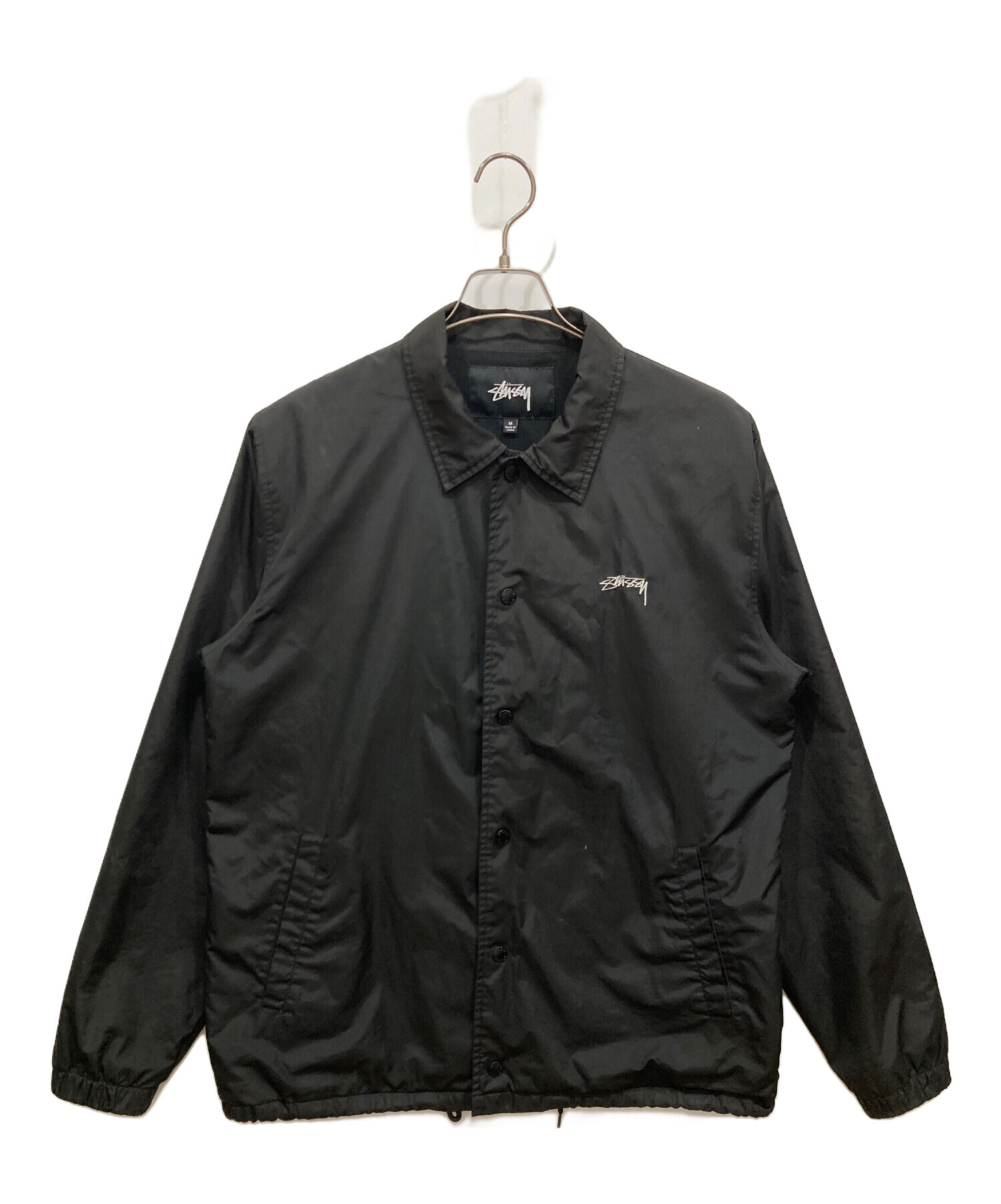 中古・古着通販】stussy (ステューシー) CRUIZE COACH JACKET ブラック