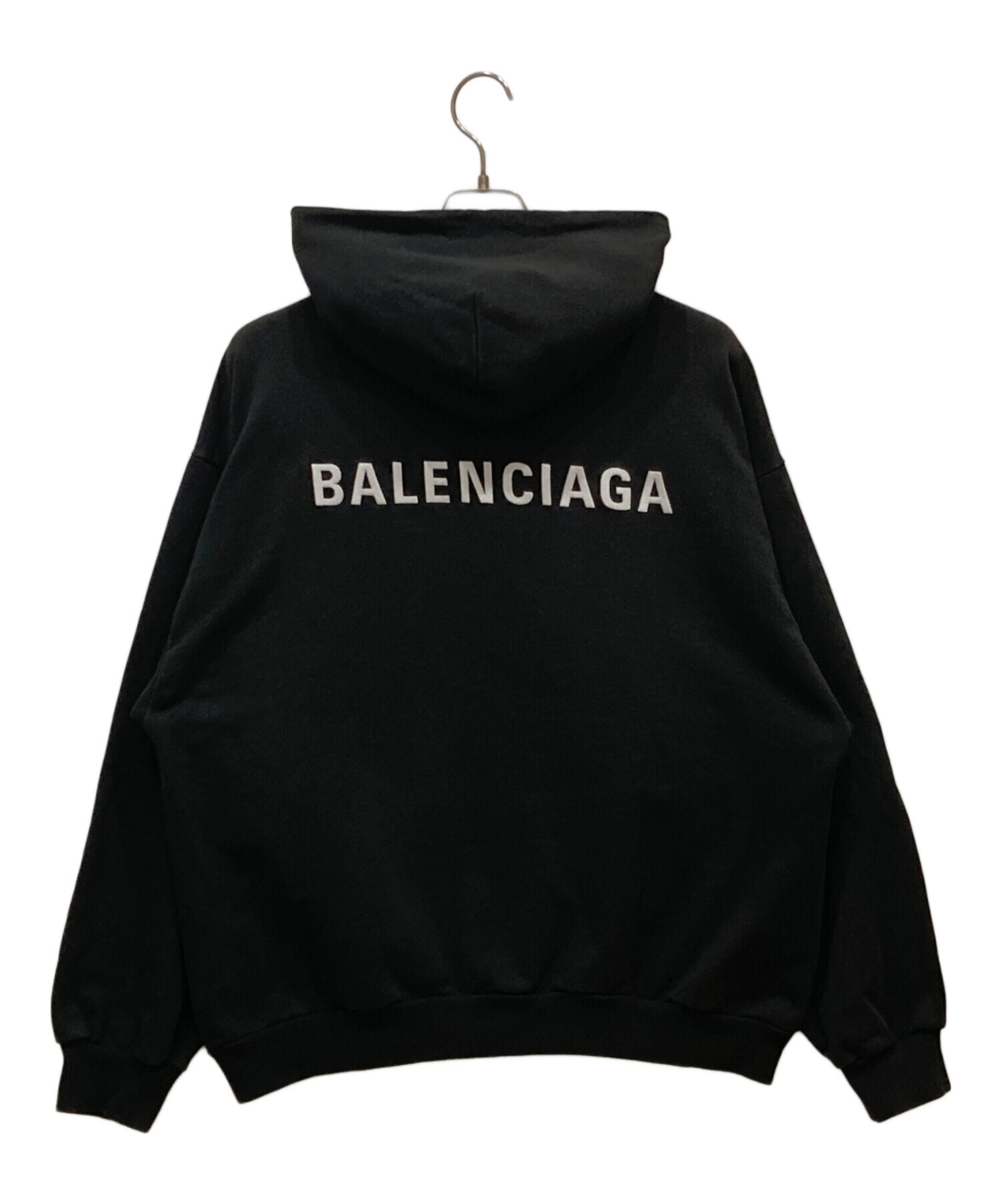 正規品 BALENCIAGA HOODIE バレンシアガ ロゴ パーカー 中古・古着通販】BALENCIAGA (バレンシアガ) 23AW Back Hoodie