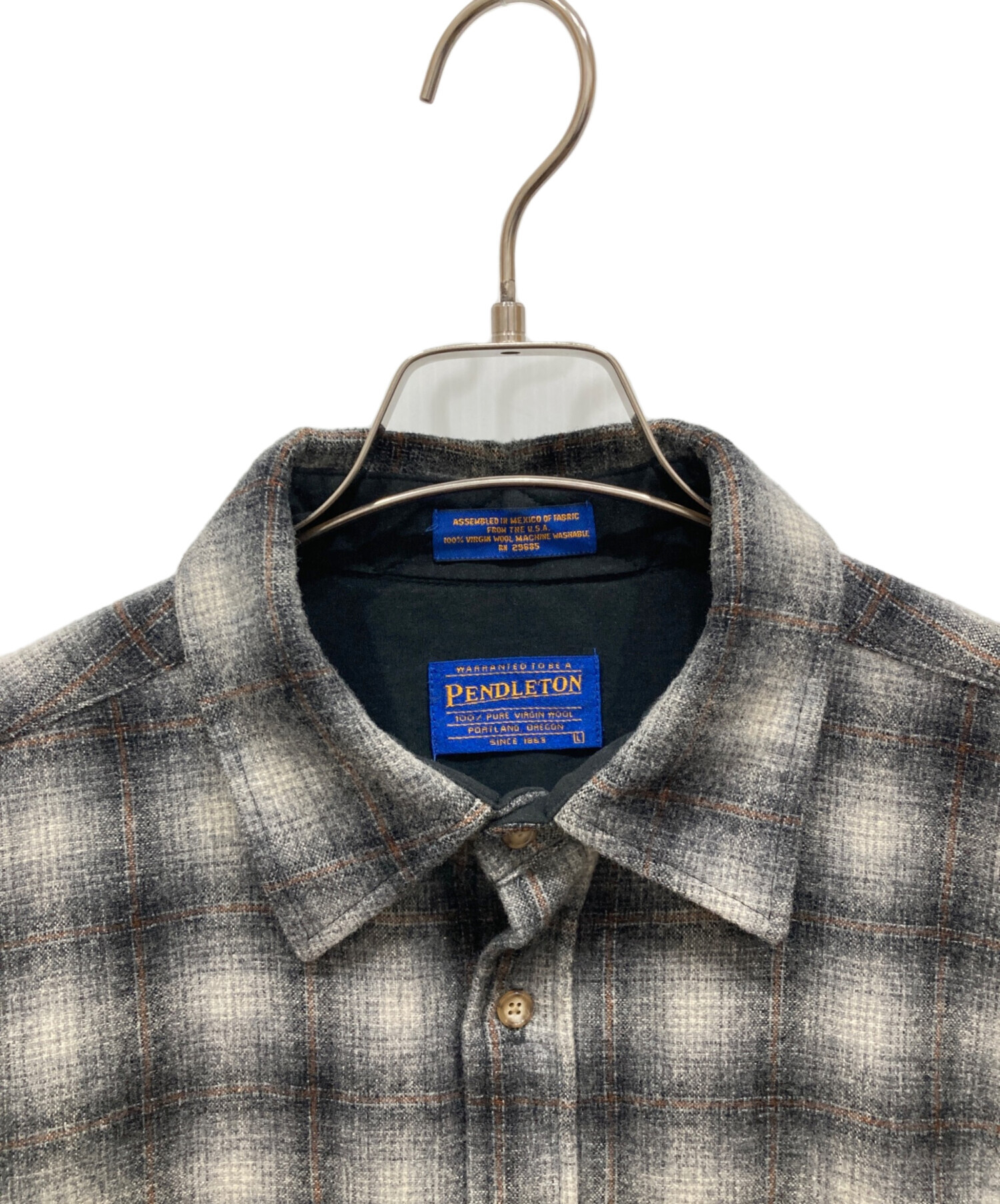 中古・古着通販】PENDLETON (ペンドルトン) ウールチェックシャツ