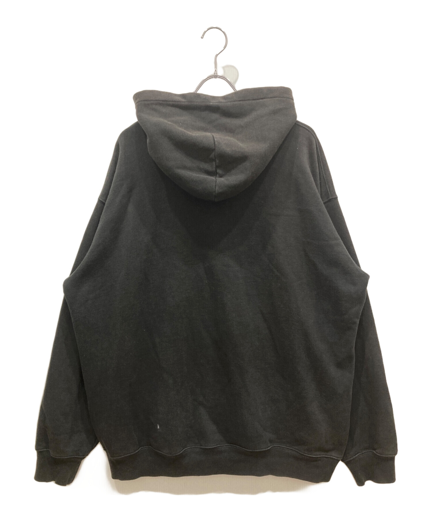 中古・古着通販】Dime (ダイム) 刺繍ロゴパーカー ブラック サイズ:XL 