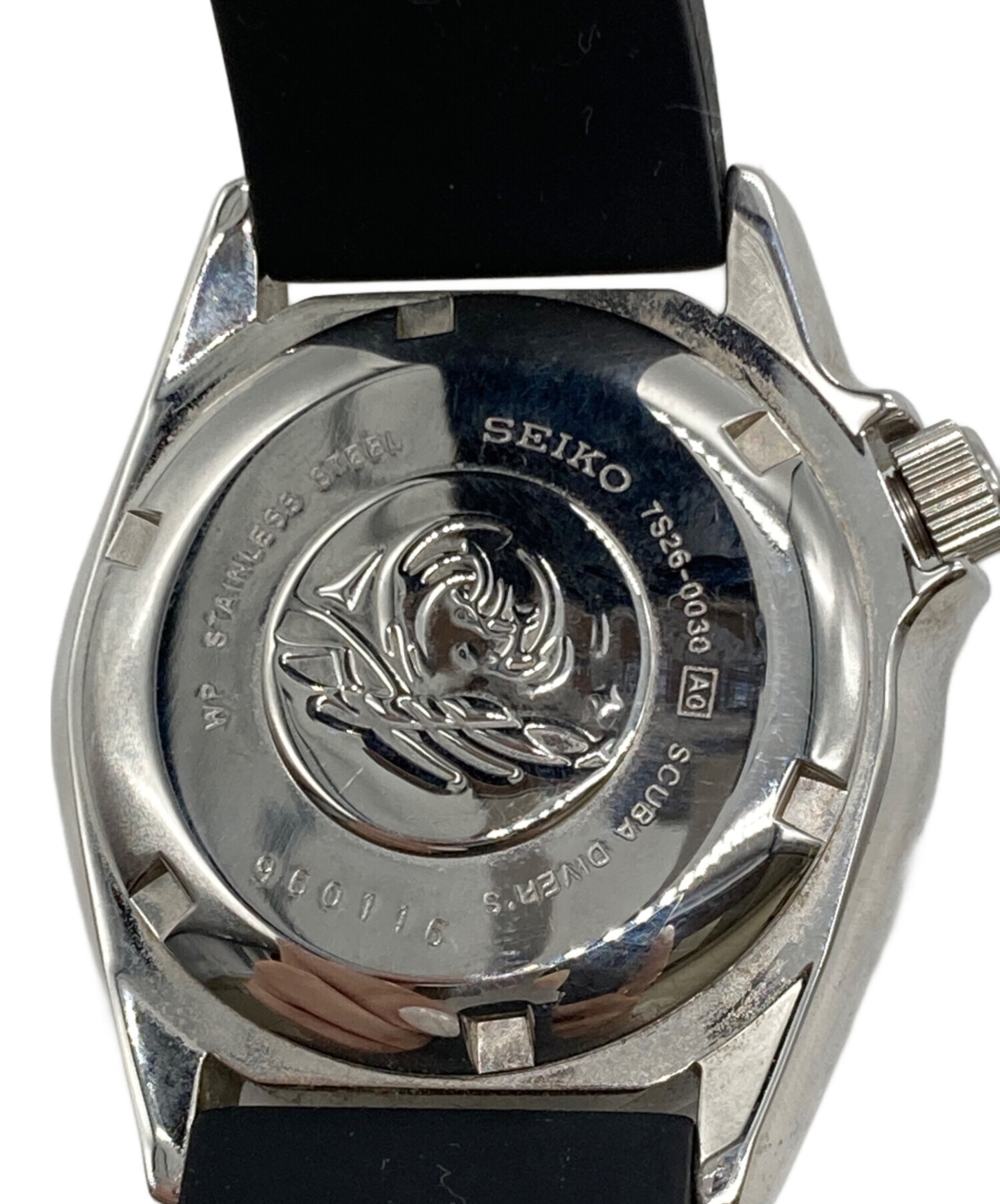 中古・古着通販】SEIKO (セイコー) ダイバーズウォッチ ブラック 