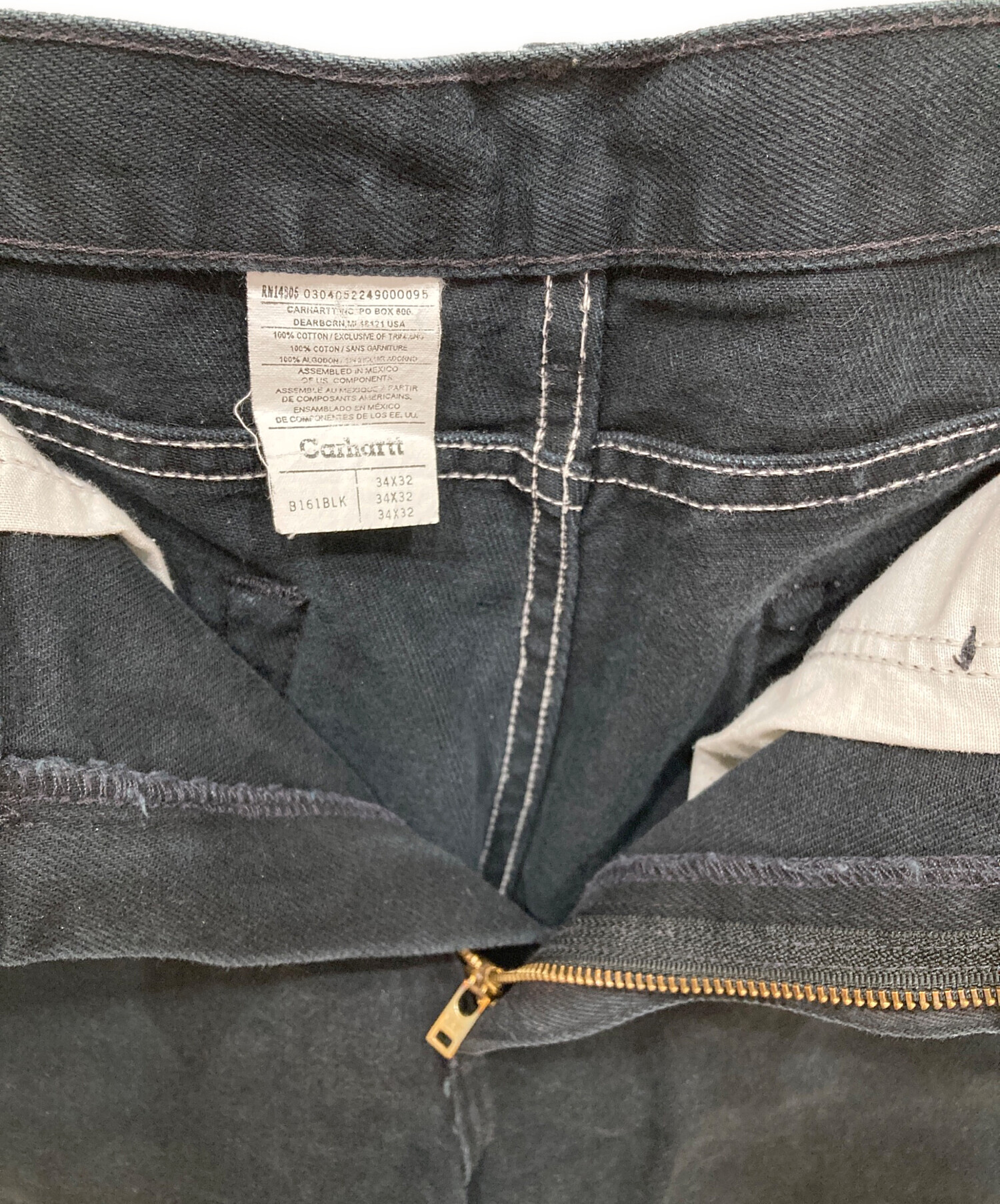 中古・古着通販】CarHartt (カーハート) ストレートレッグワークパンツ 