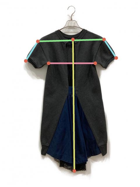 中古・古着通販】NIKE (ナイキ) sacai (サカイ) 異素材ドッキング
